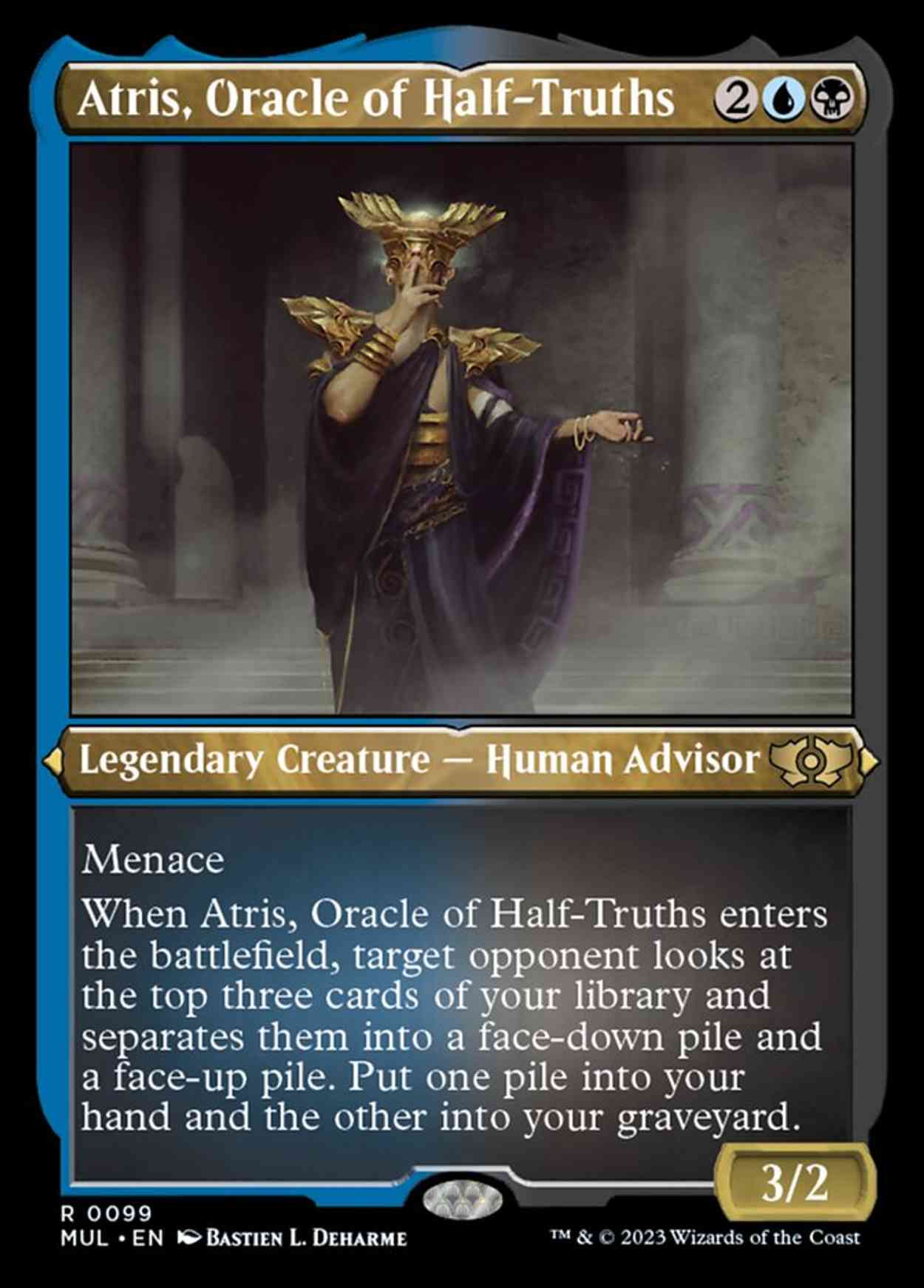 Atris, Oracle of Half-Truths (Foil Etched) magic card front