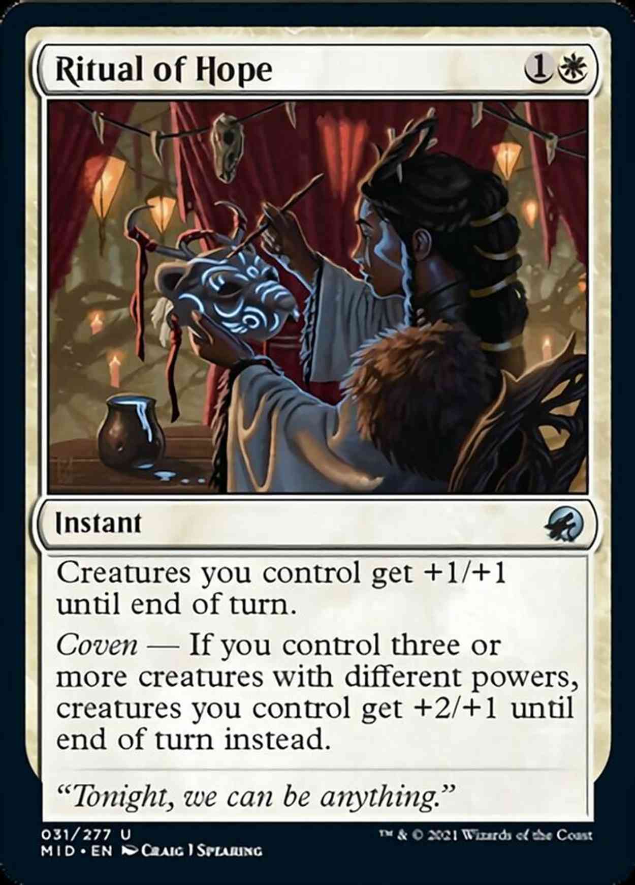 Ritual of Hope magic card front