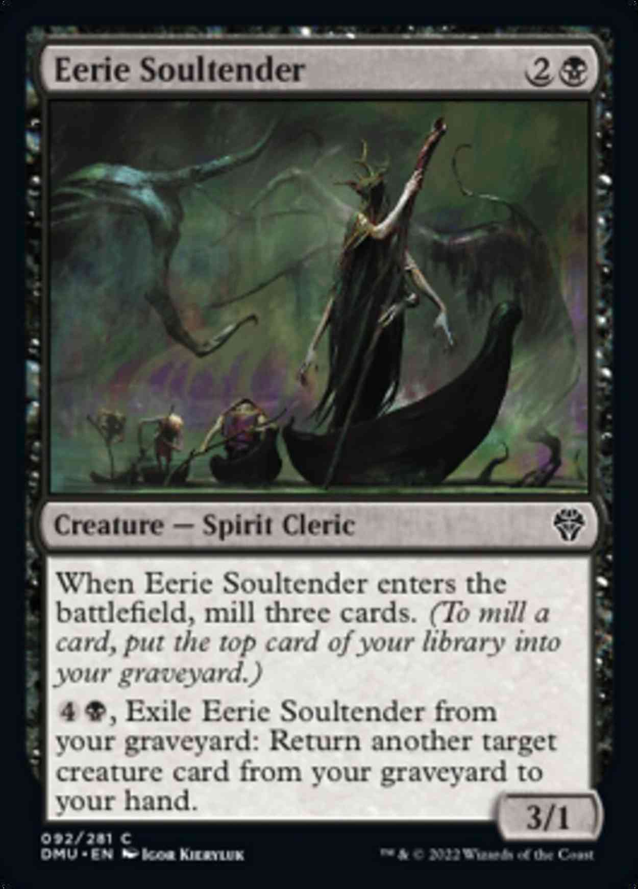 Eerie Soultender magic card front