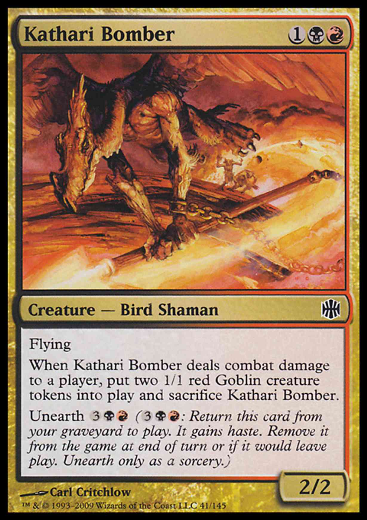 Kathari Bomber magic card front