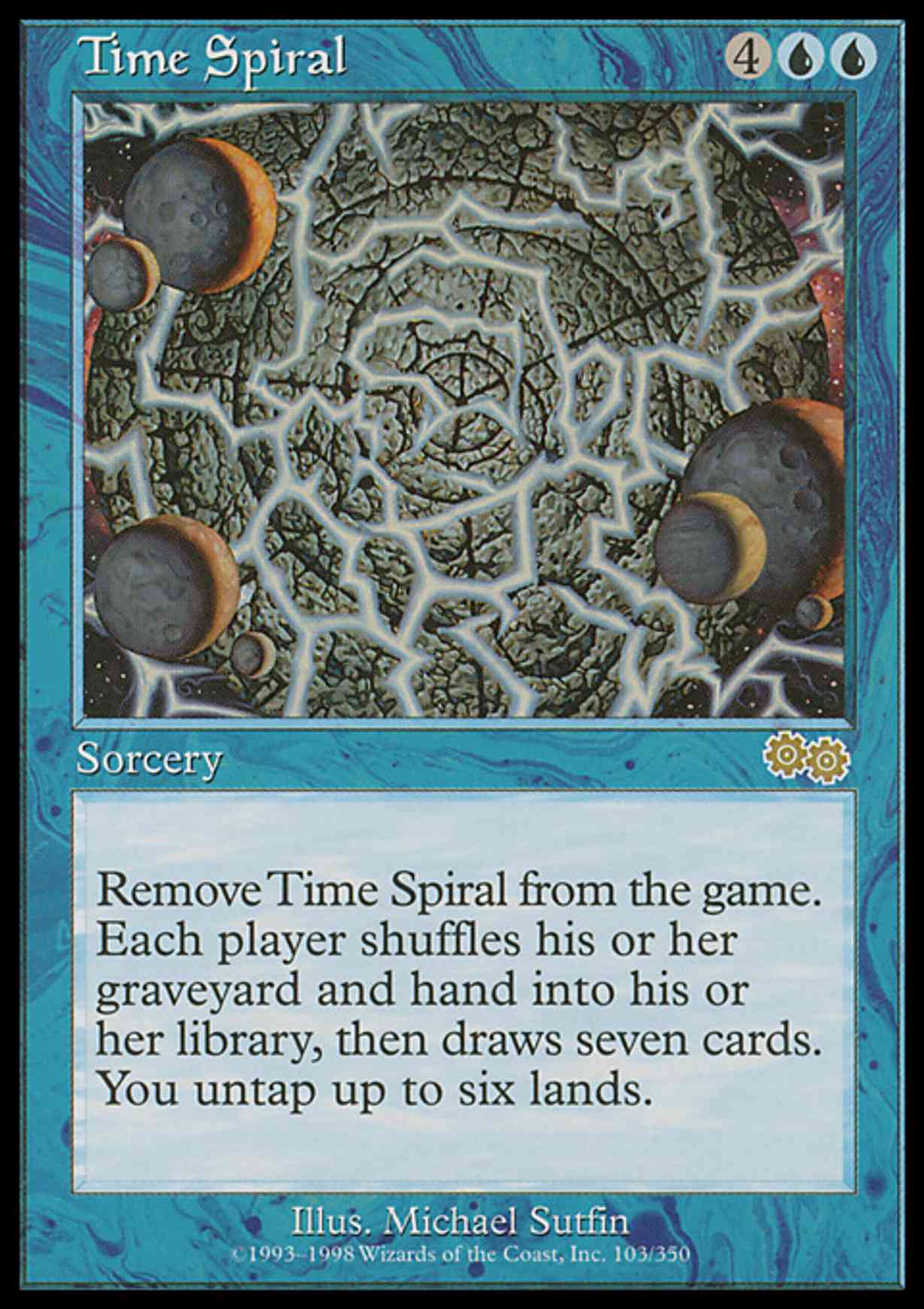 Time Spiral magic card front