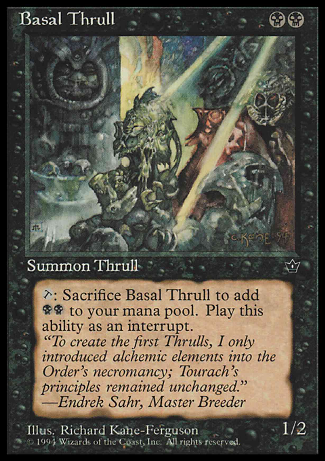Basal Thrull (Ferguson) magic card front