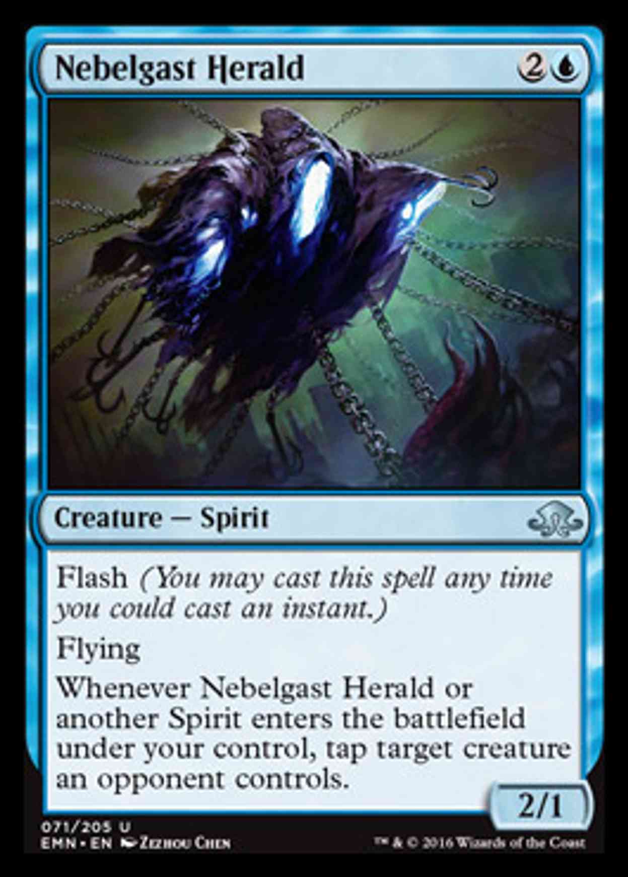 Nebelgast Herald magic card front