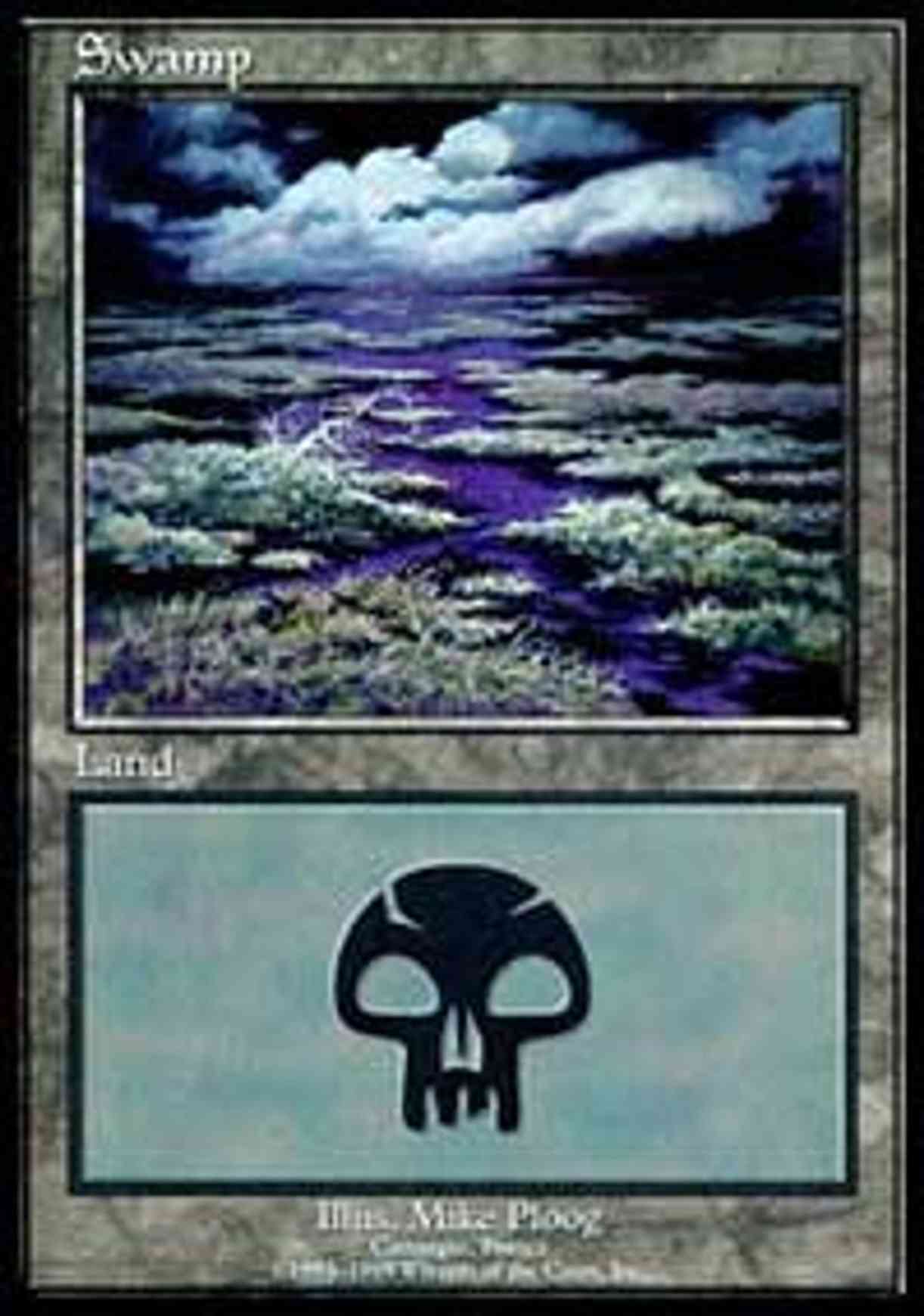 Swamp - Camargue magic card front
