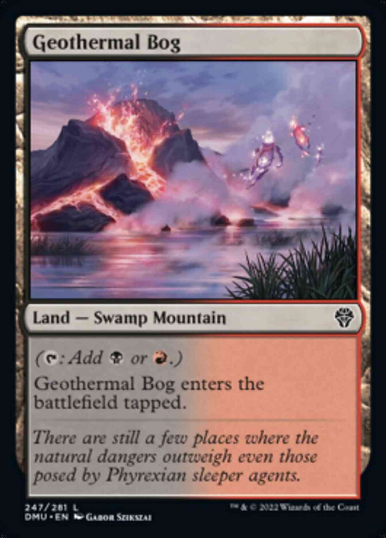 Geothermal Bog magic card front