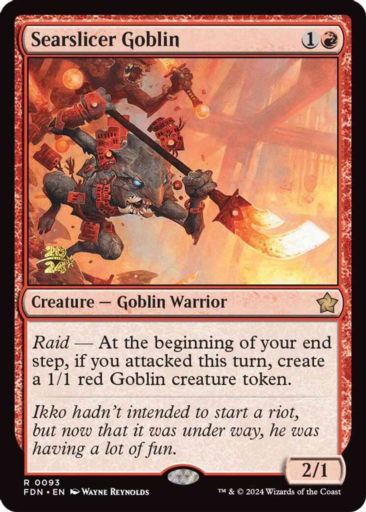 Searslicer Goblin magic card front