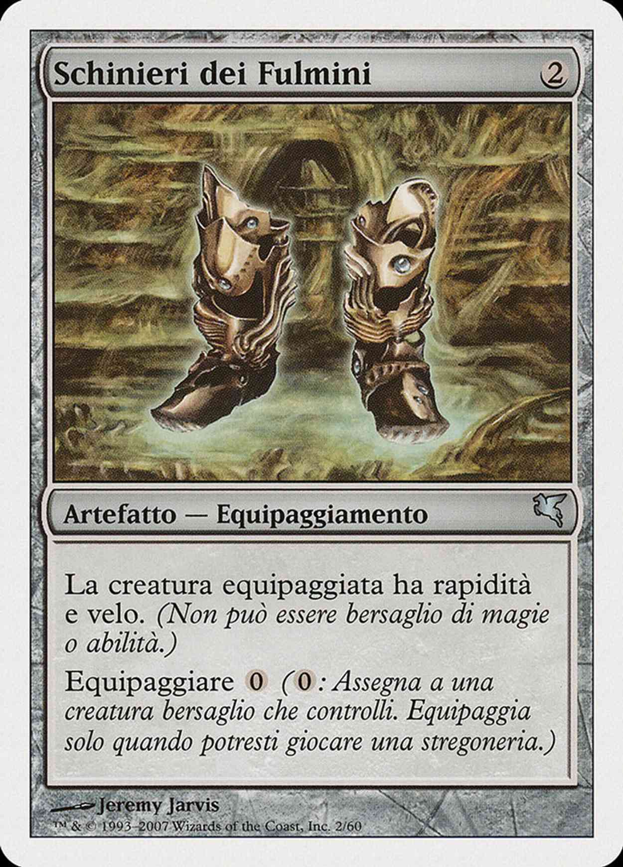 Lightning Greaves (Retro Frame) magic card front