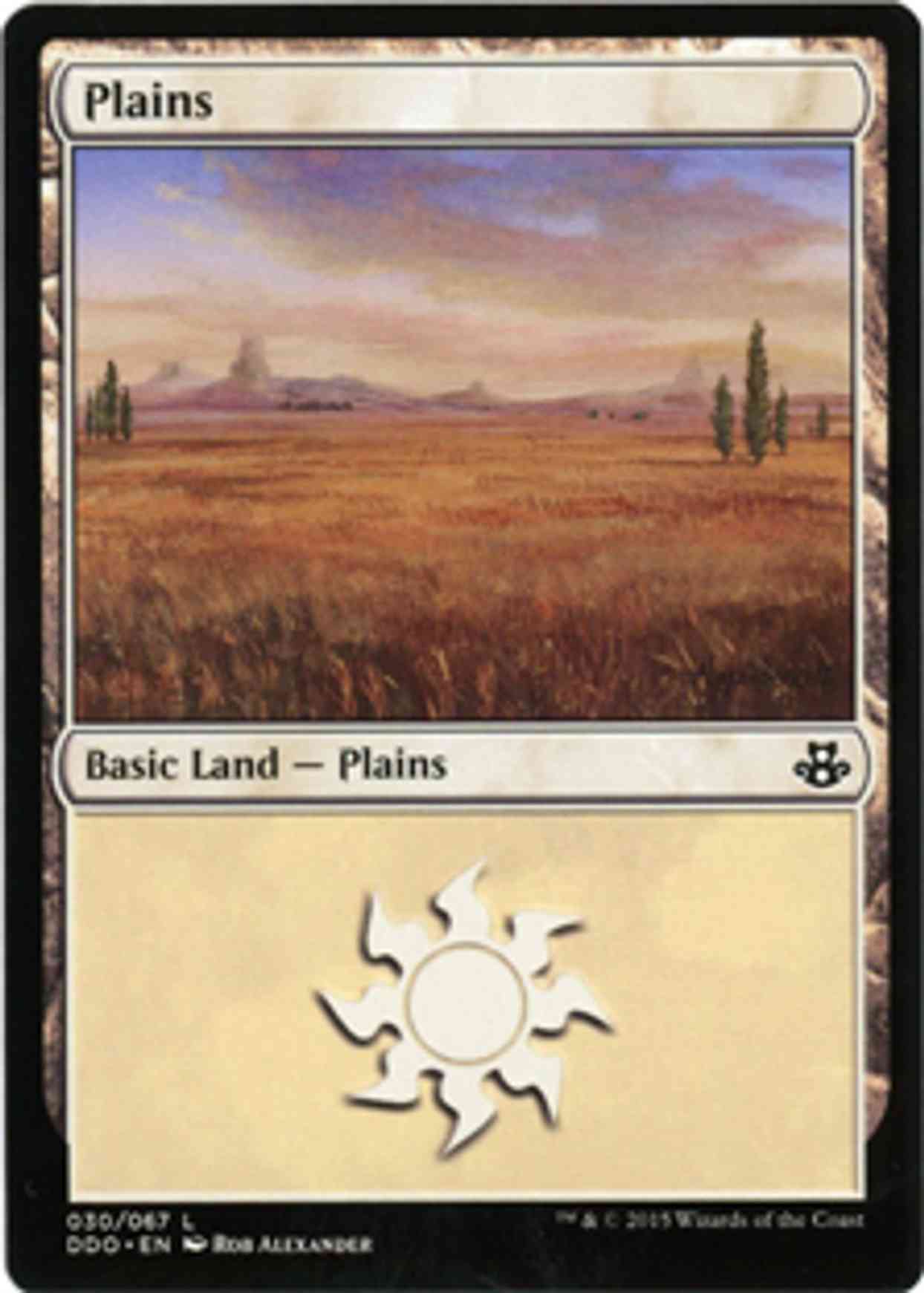 Plains (30) magic card front