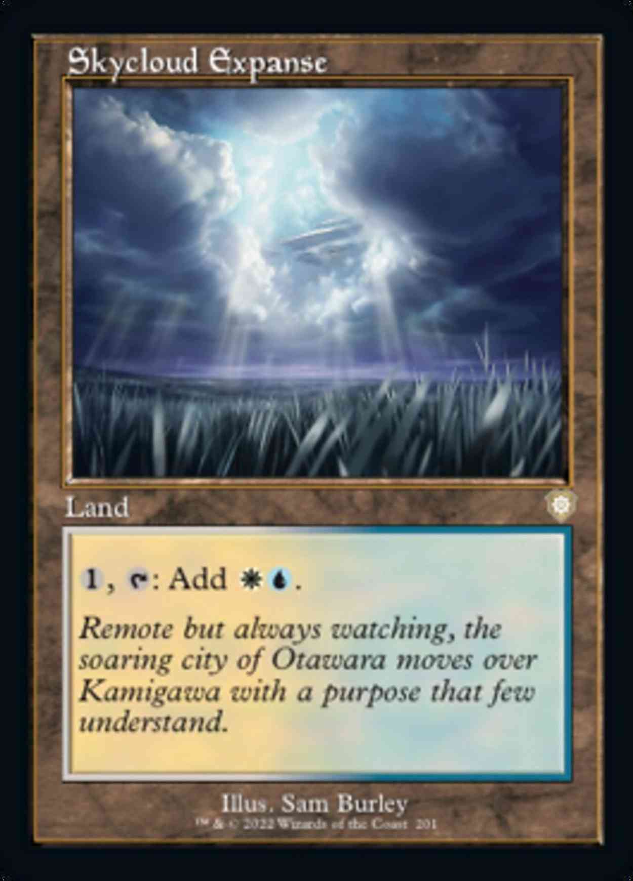 Skycloud Expanse magic card front