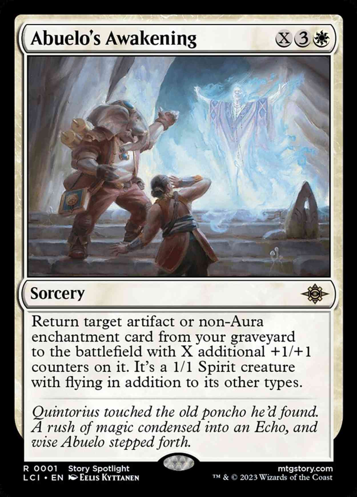 Abuelo's Awakening magic card front