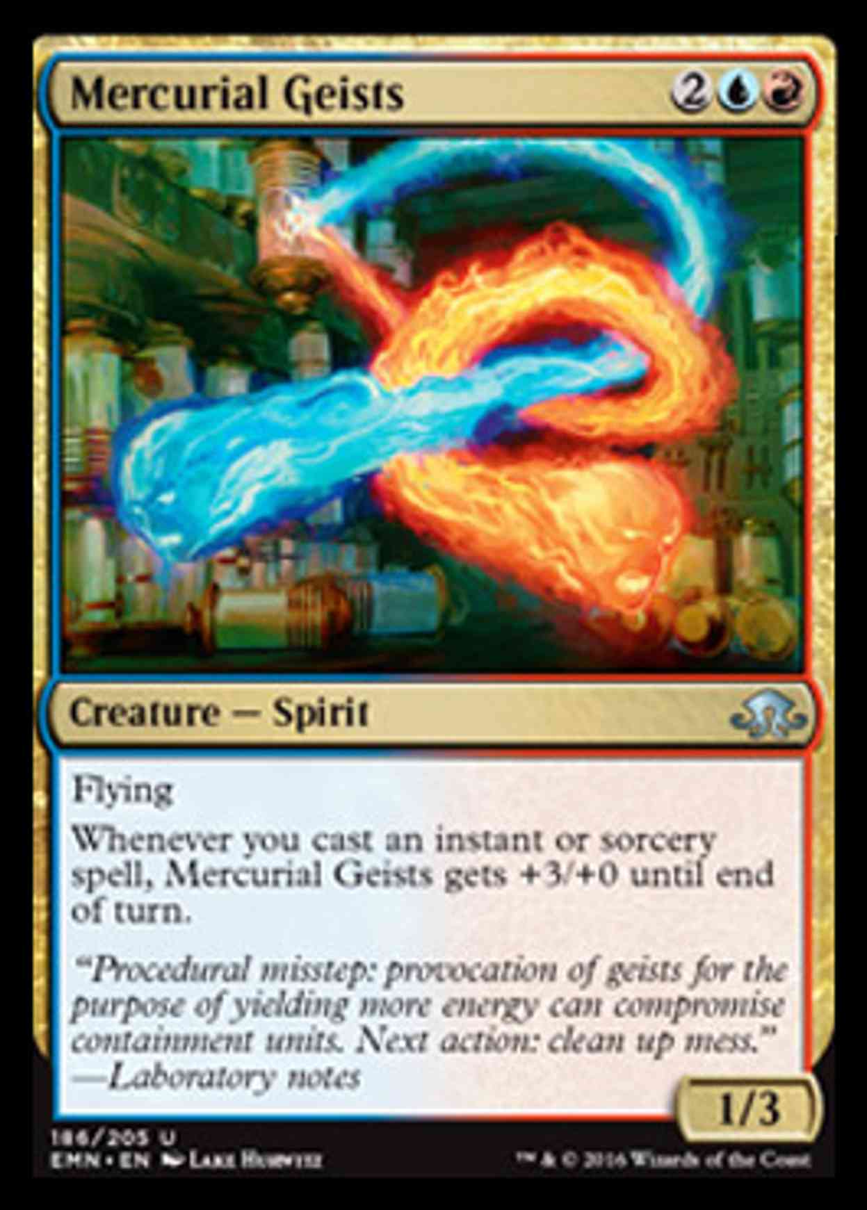 Mercurial Geists magic card front