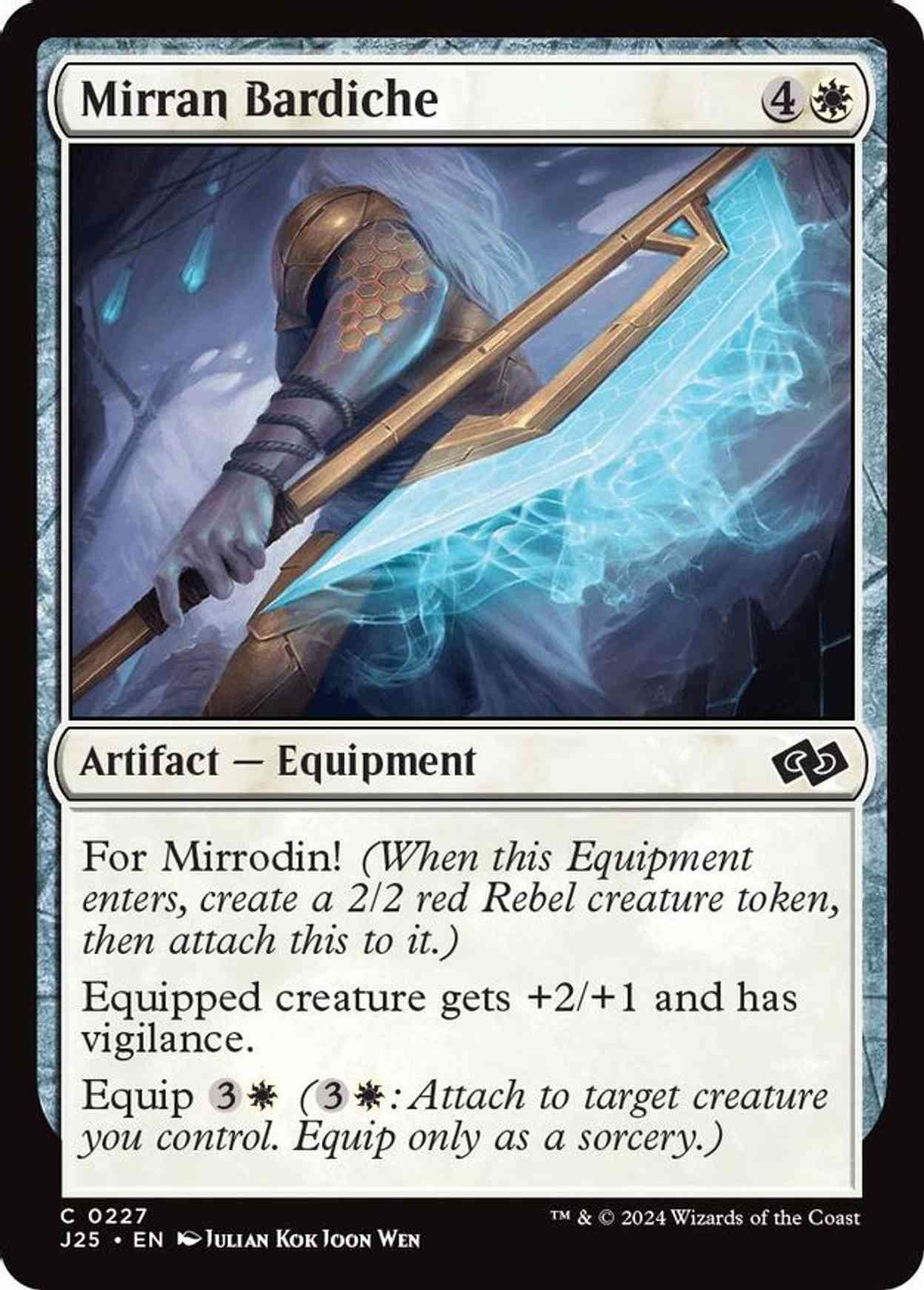 Mirran Bardiche magic card front