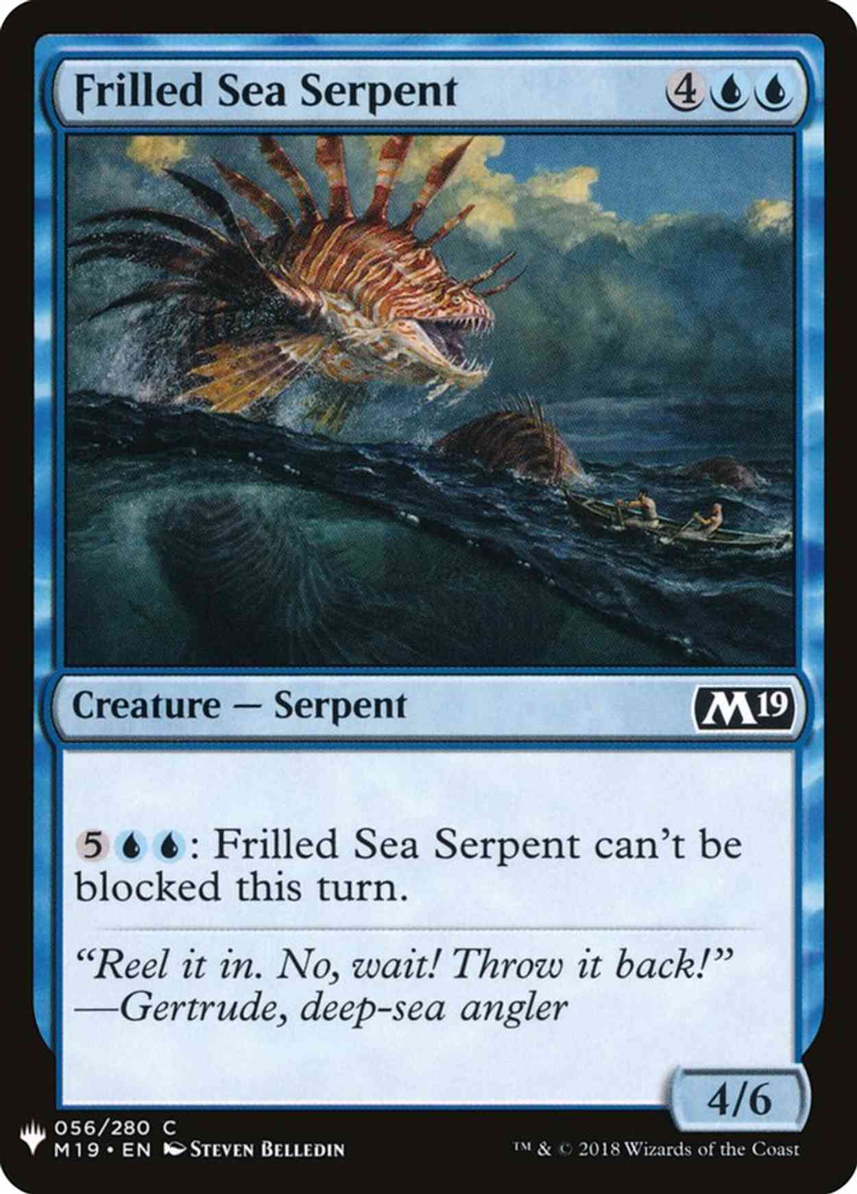 Frilled Sea Serpent magic card front