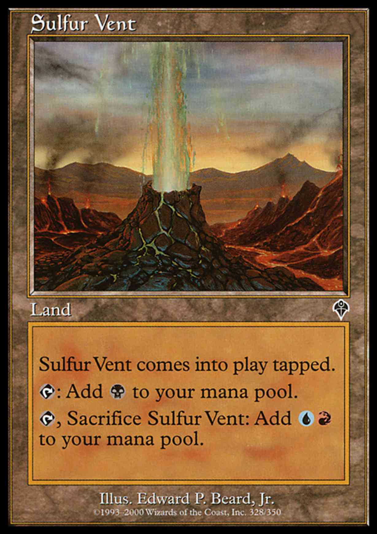Sulfur Vent magic card front