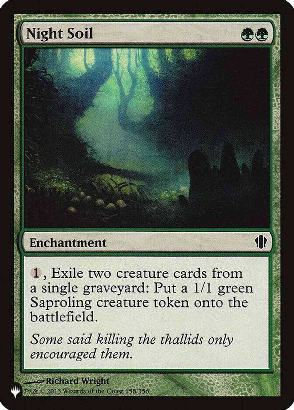 Night Soil magic card front