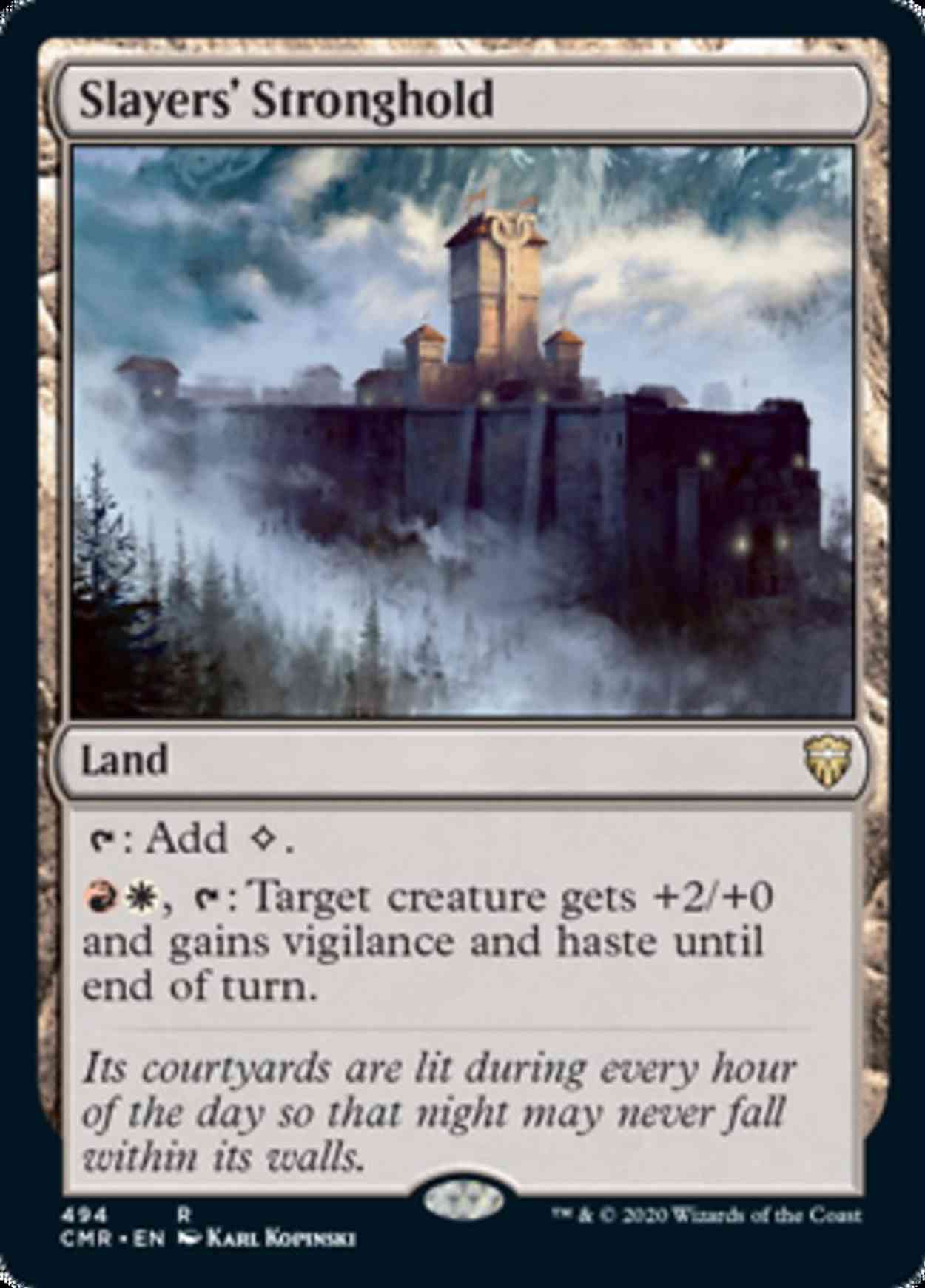 Slayers' Stronghold magic card front