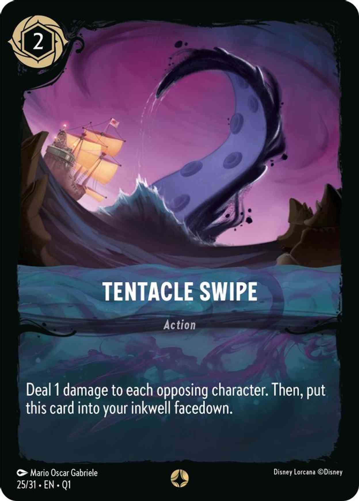 Tentacle Swipe magic card front