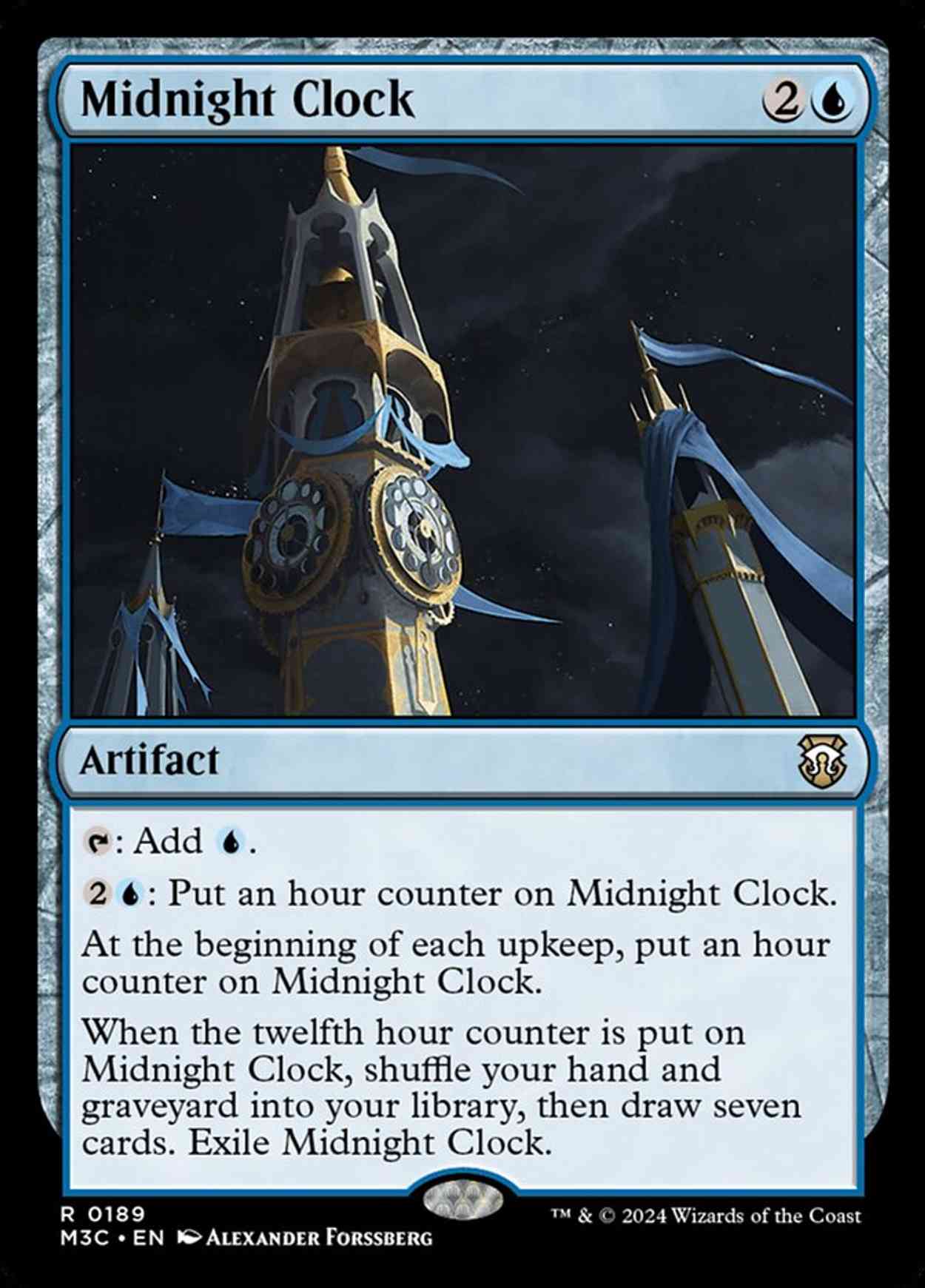 Midnight Clock magic card front