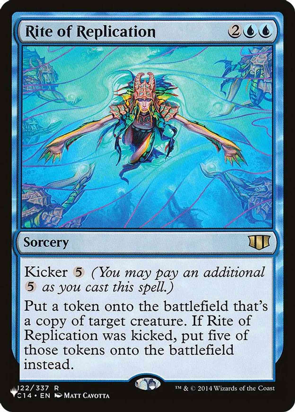 Rite of Replication (C14) magic card front