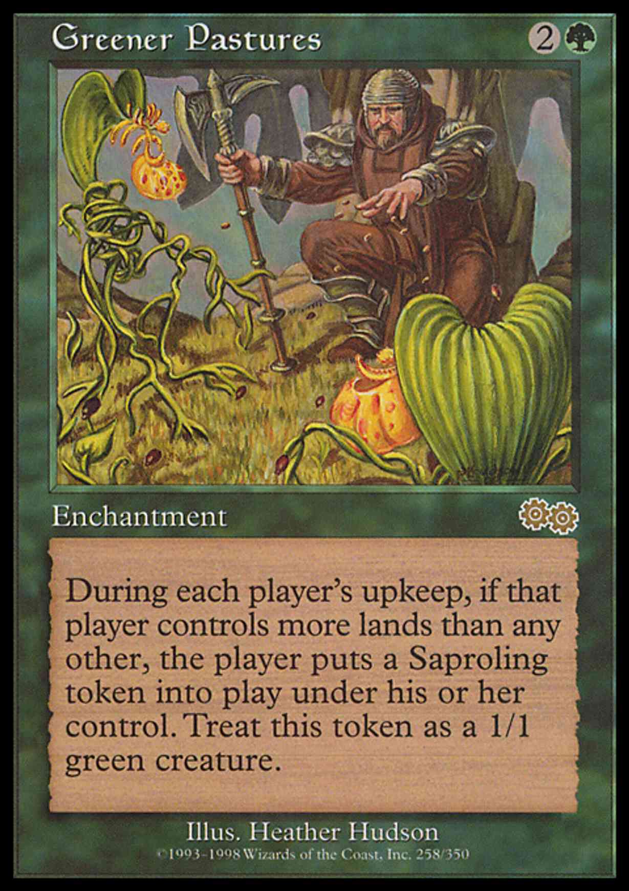 Greener Pastures magic card front