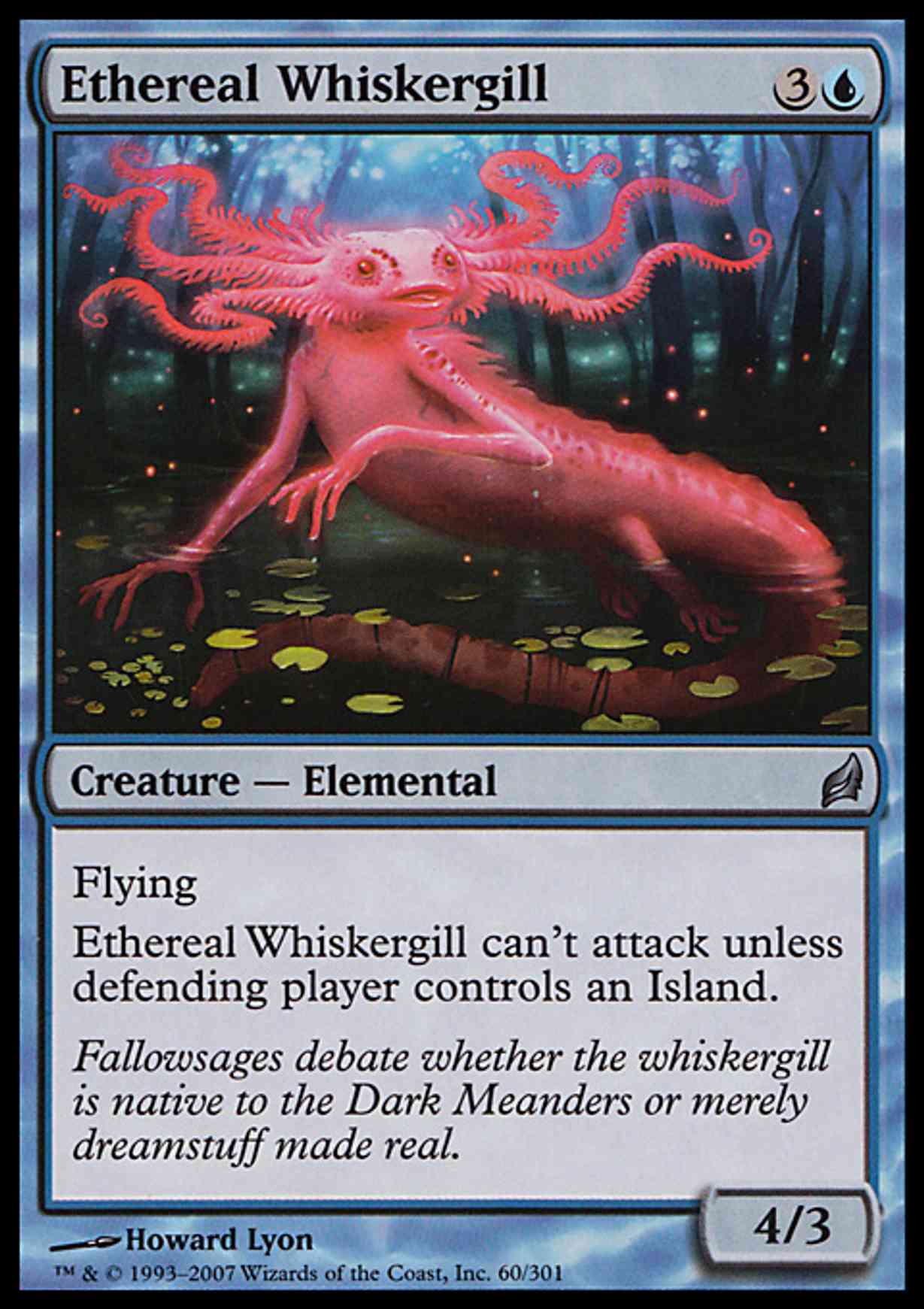 Ethereal Whiskergill magic card front