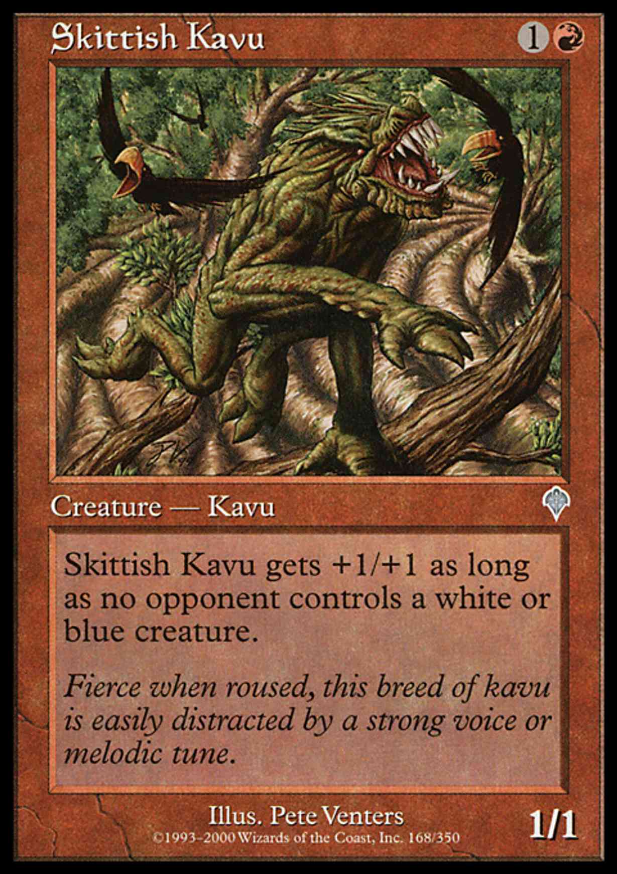 Skittish Kavu magic card front