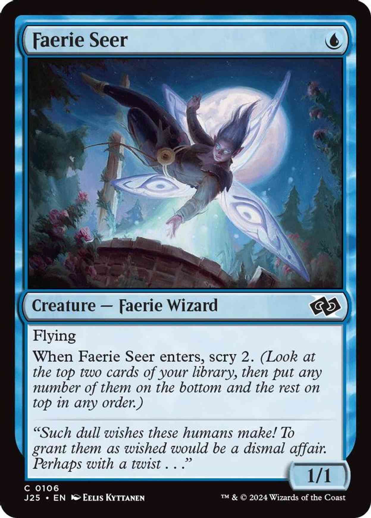 Faerie Seer magic card front