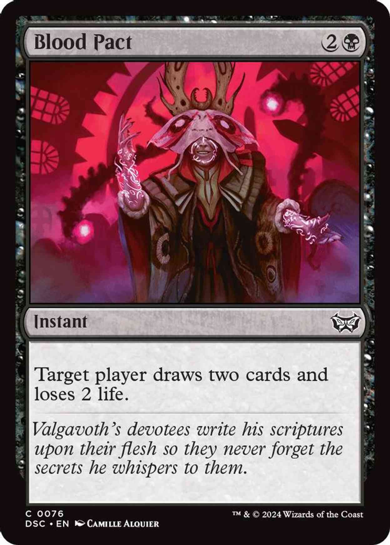 Blood Pact magic card front