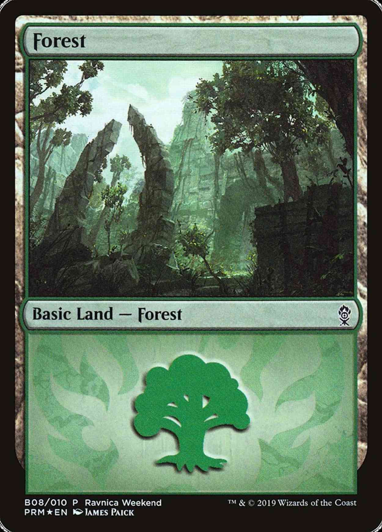 Forest - Gruul (B08) magic card front