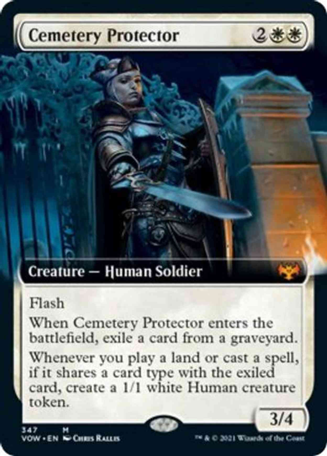 Cemetery Protector (Extended Art) magic card front