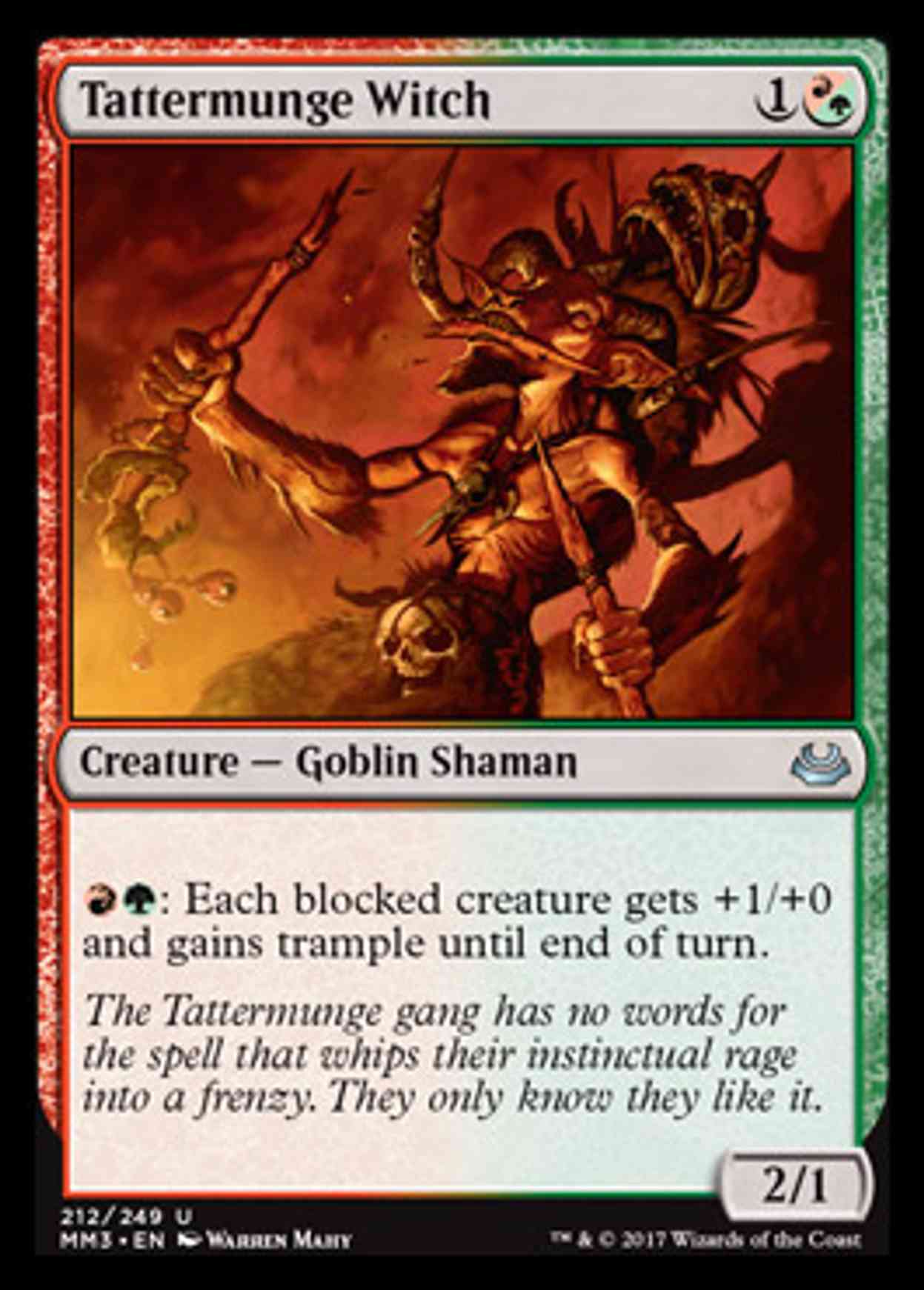 Tattermunge Witch magic card front