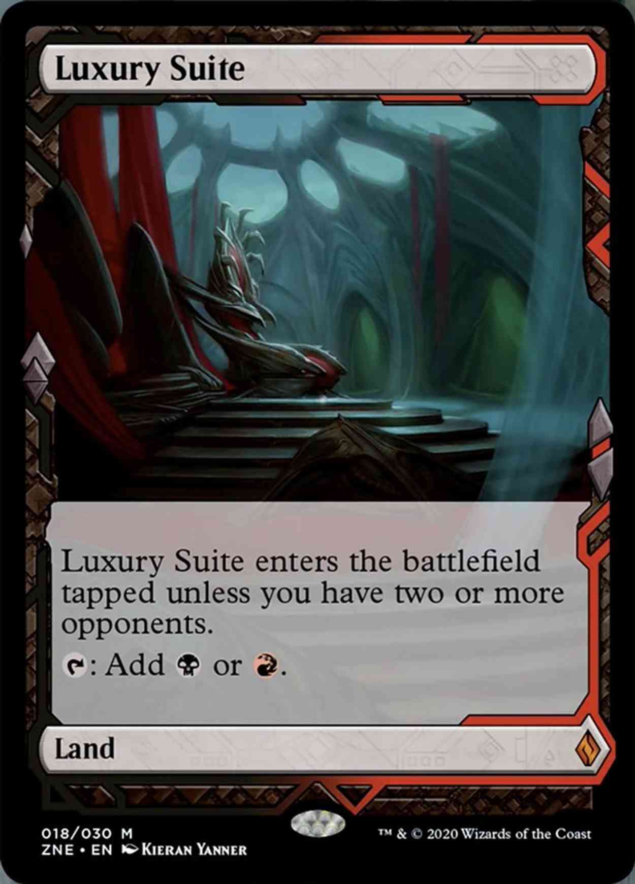 Luxury Suite magic card front