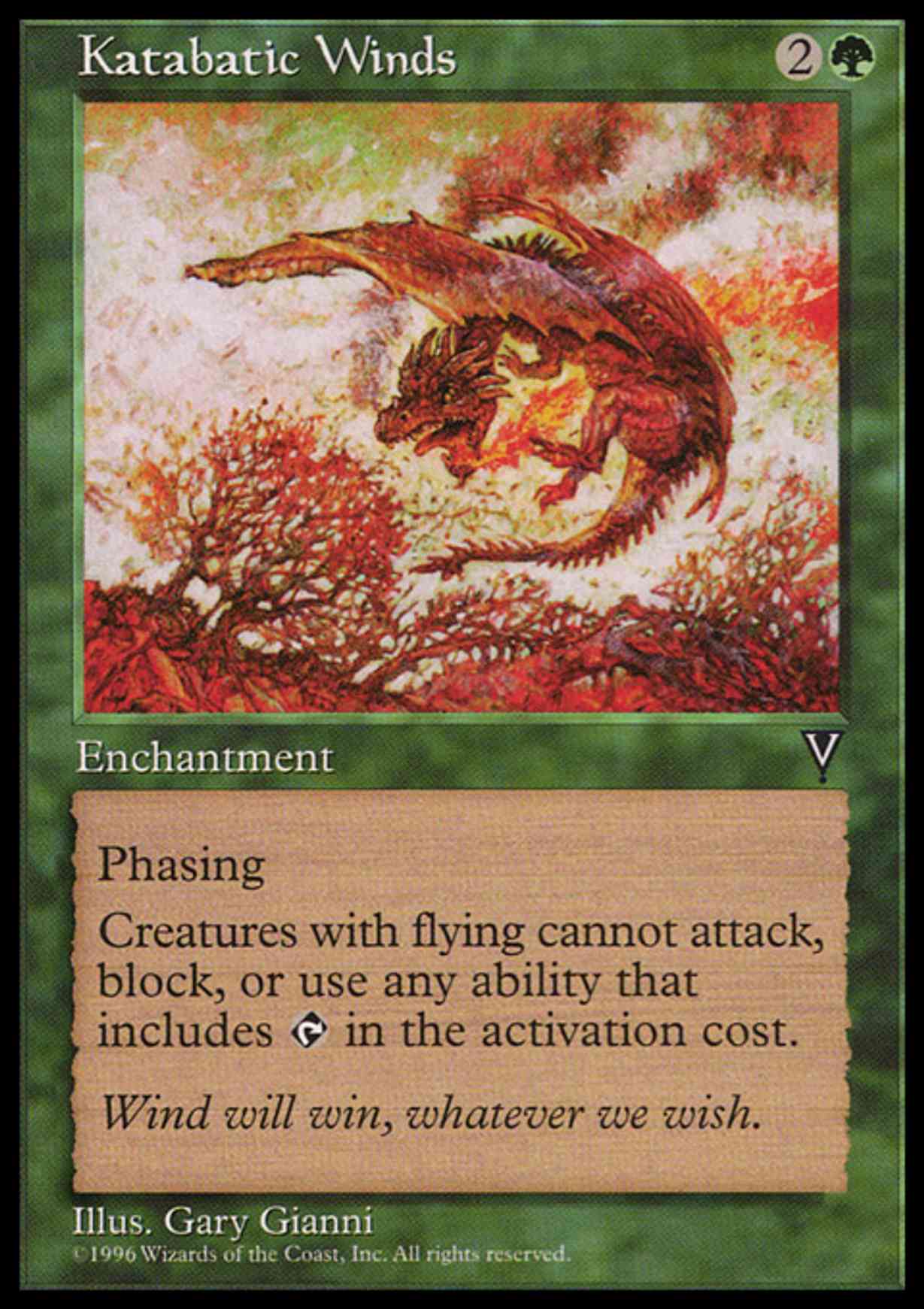 Katabatic Winds magic card front