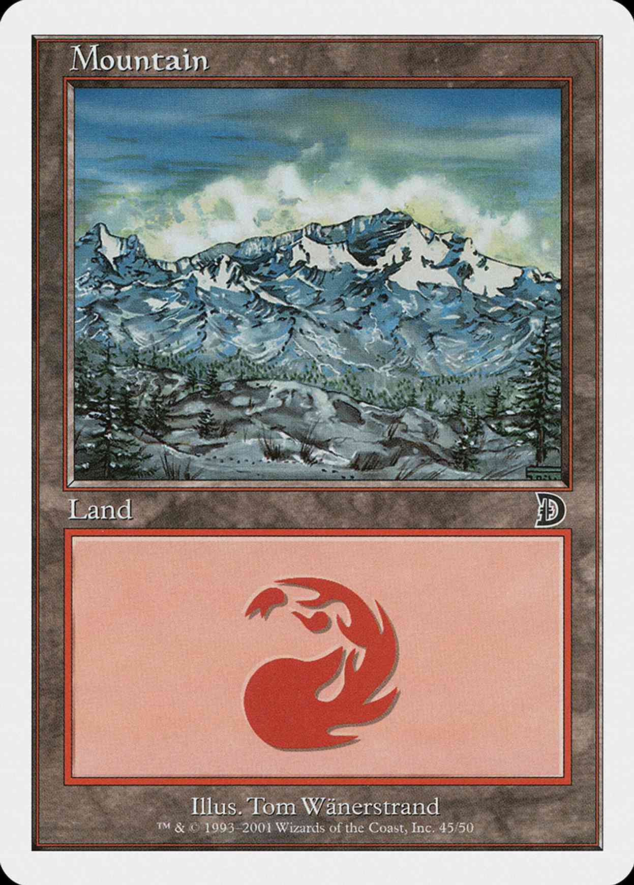 Mountain (45) magic card front