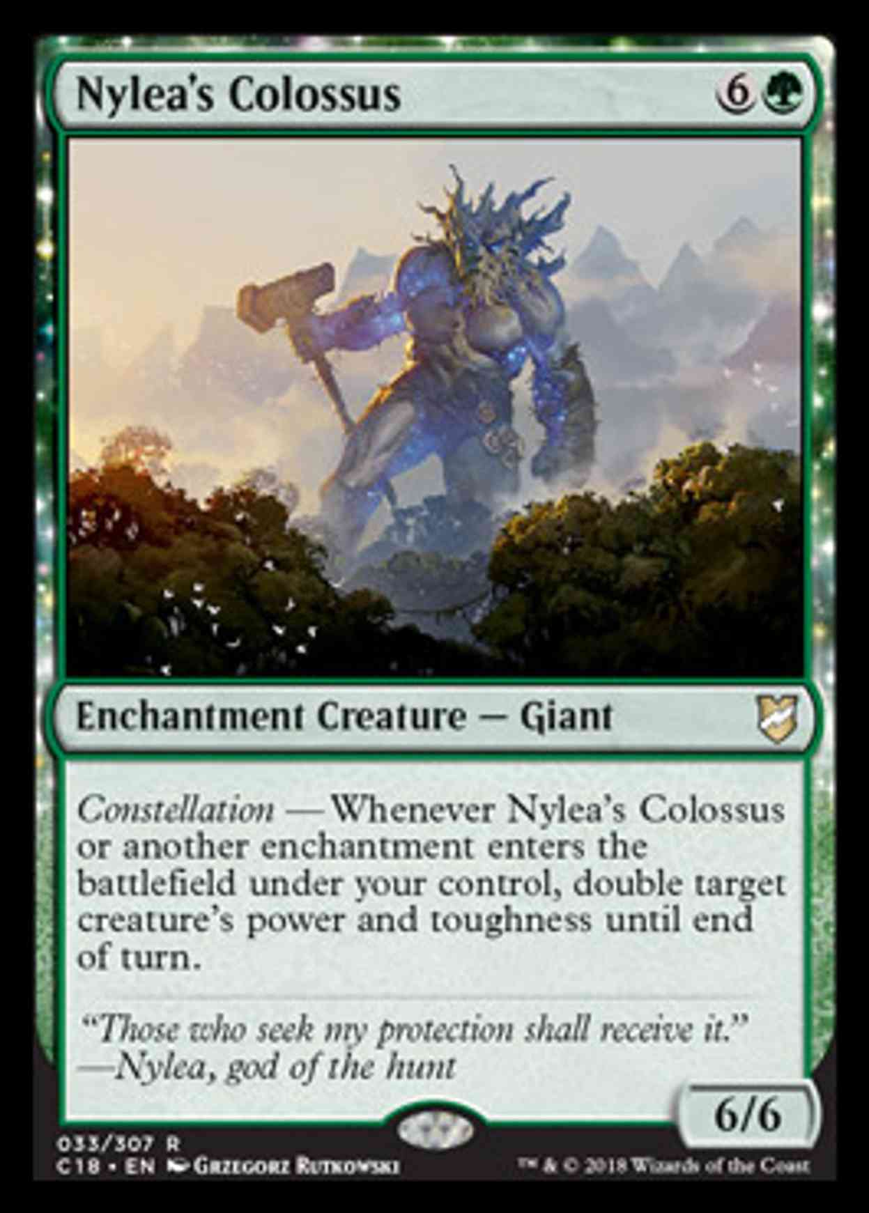 Nylea's Colossus magic card front