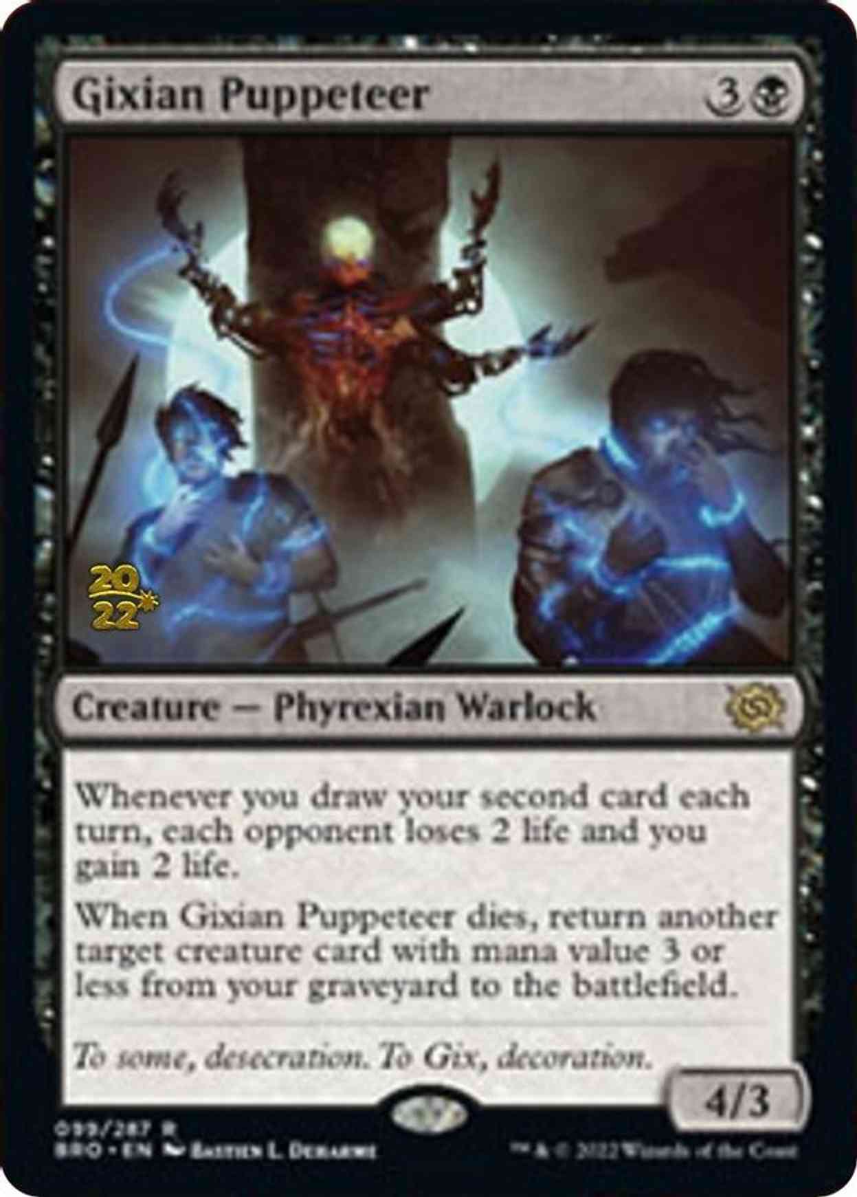 Gixian Puppeteer magic card front
