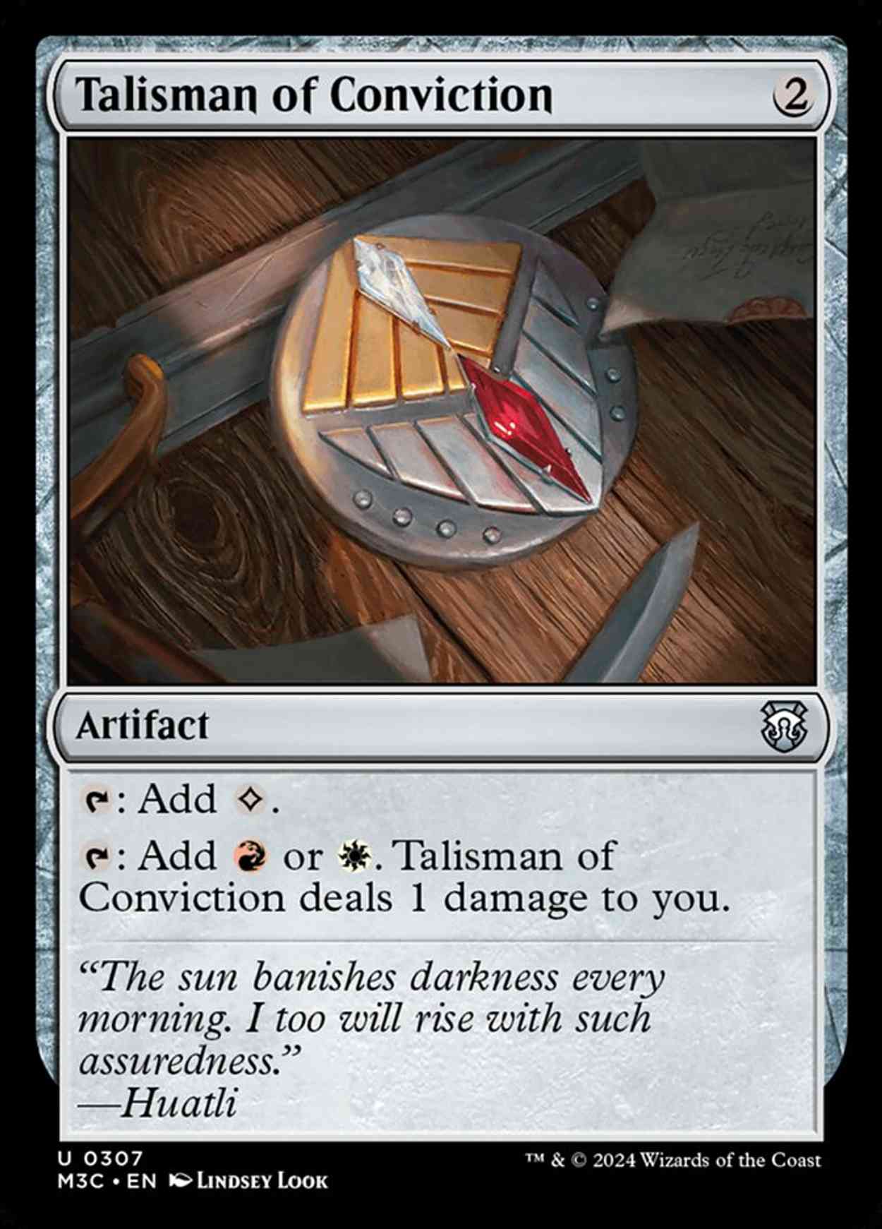 Talisman of Conviction magic card front