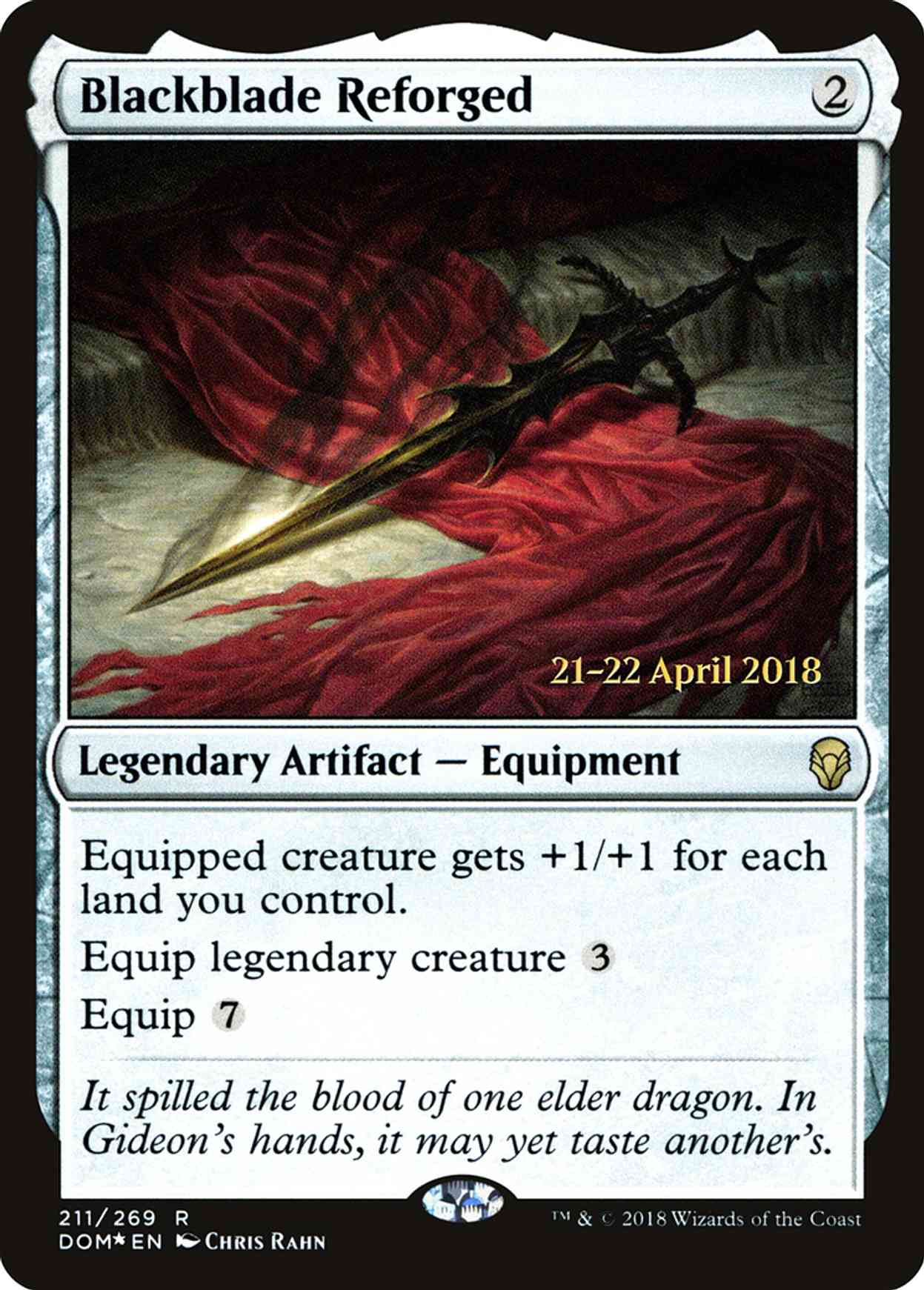 Blackblade Reforged magic card front