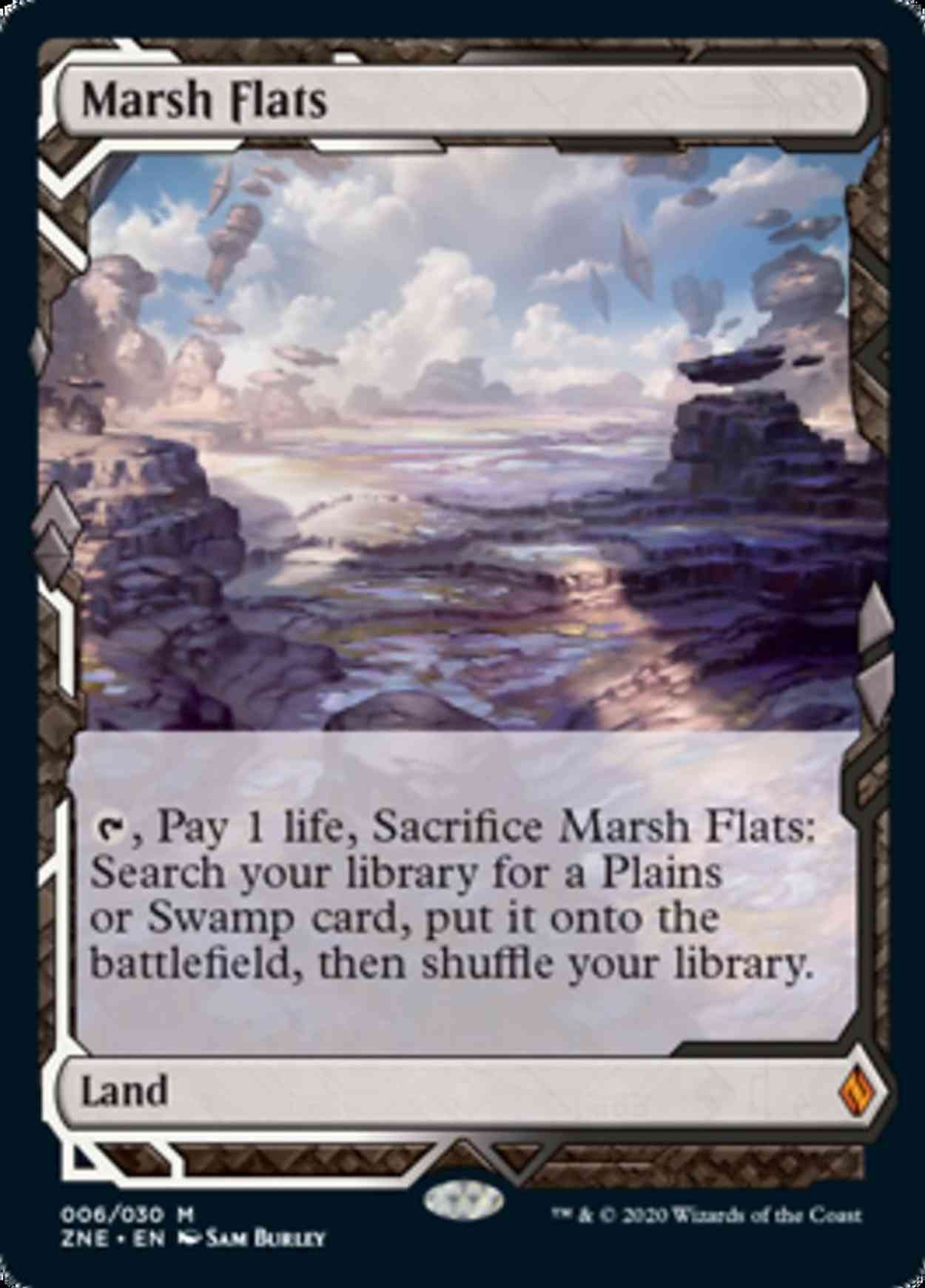 Marsh Flats magic card front