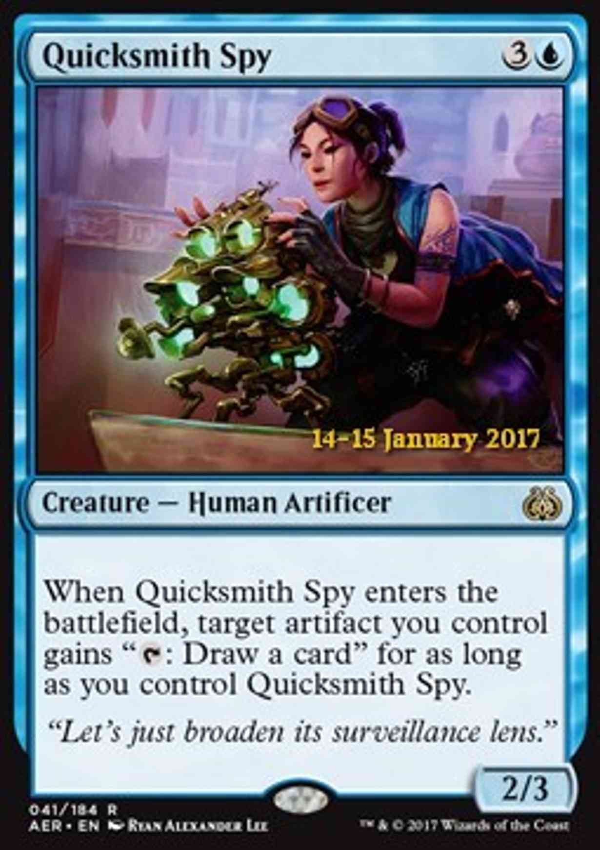 Quicksmith Spy magic card front