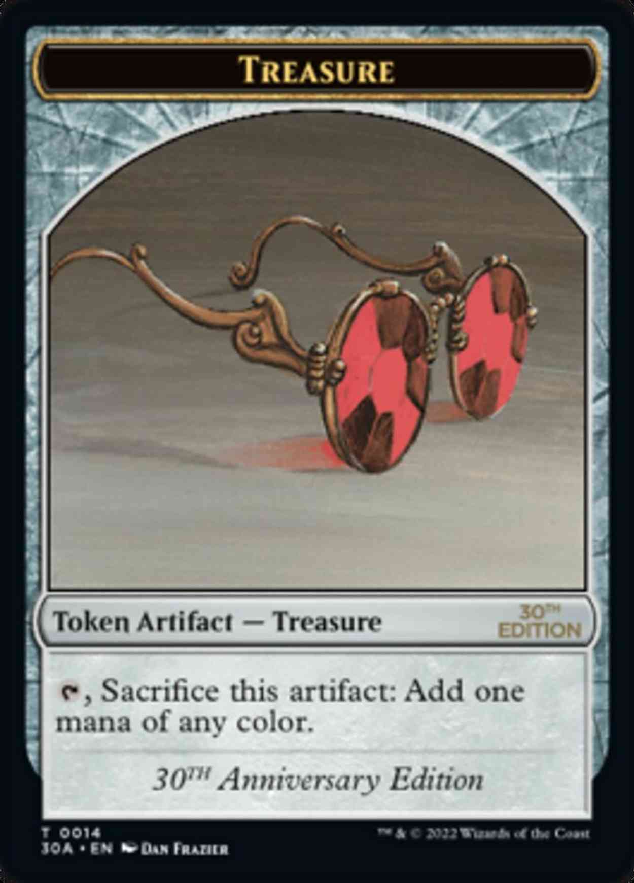 Treasure (0014) Token magic card front