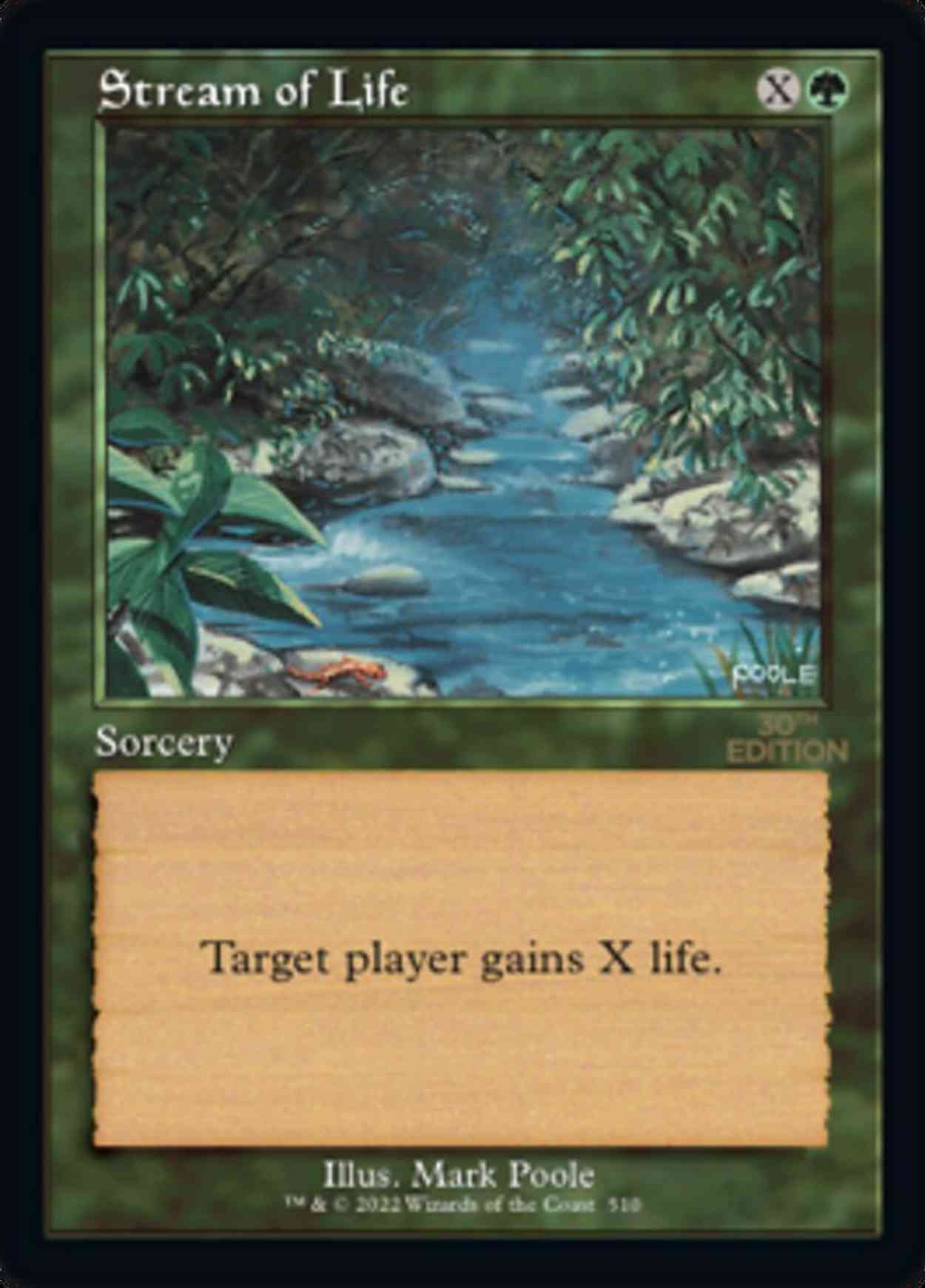 Stream of Life (Retro Frame) magic card front