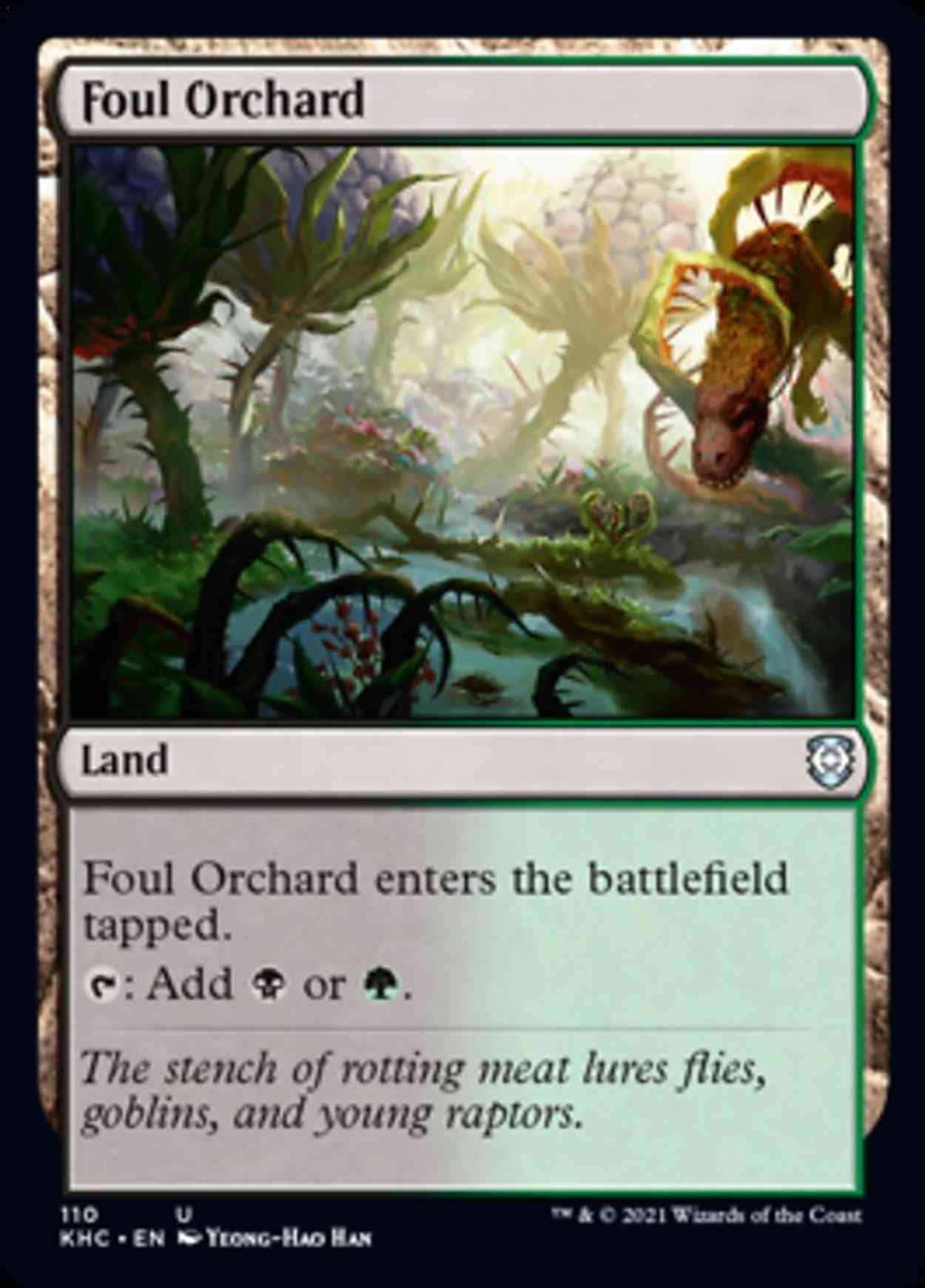 Foul Orchard magic card front