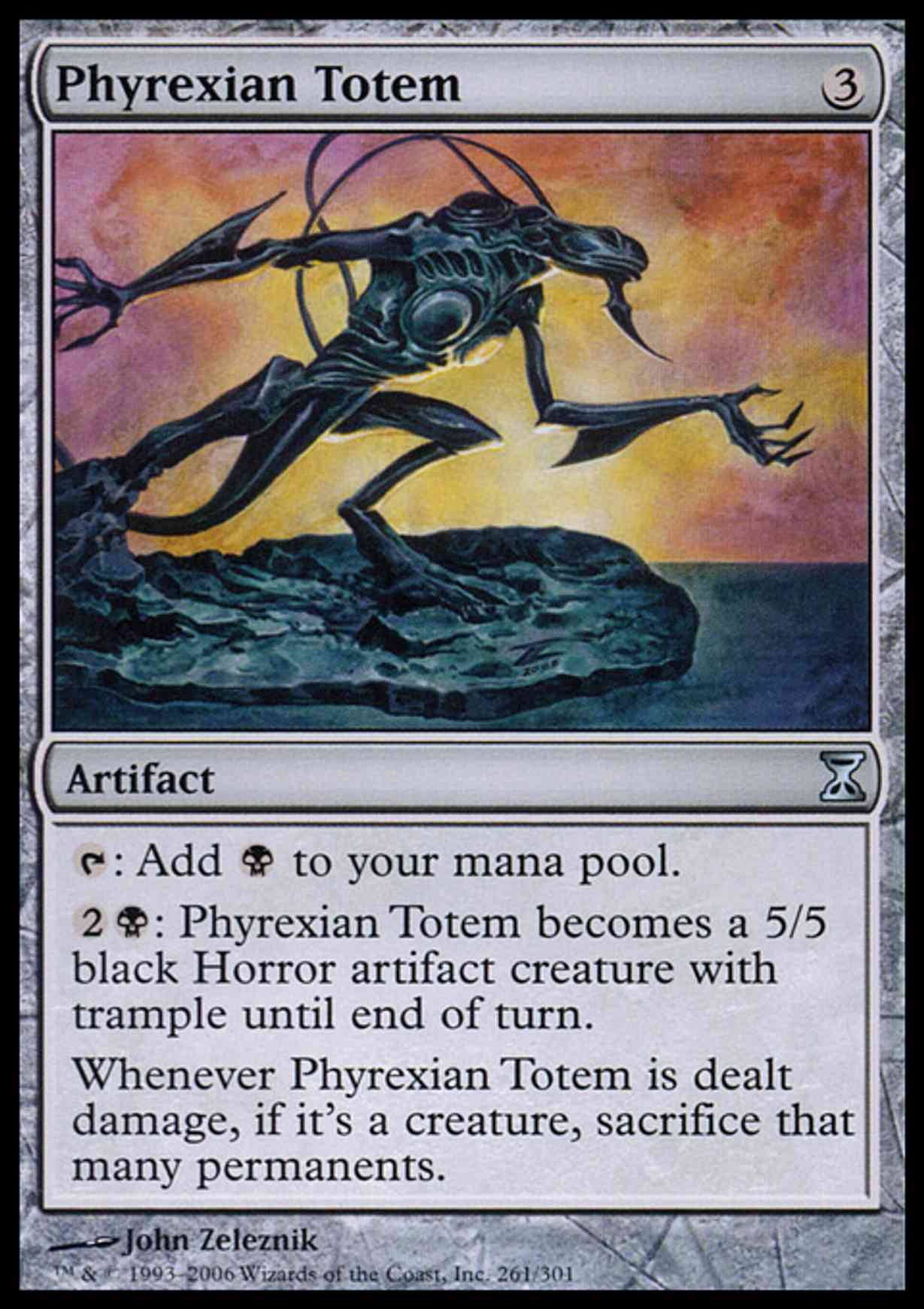 Phyrexian Totem magic card front