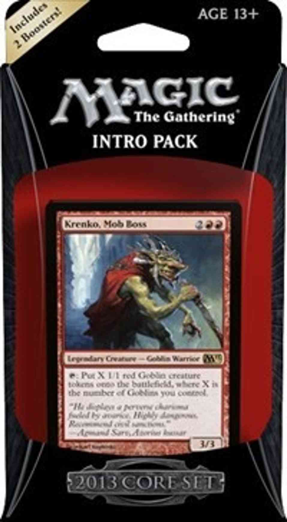 Magic 2013 Intro Pack - Mob Rule (Red) magic card front