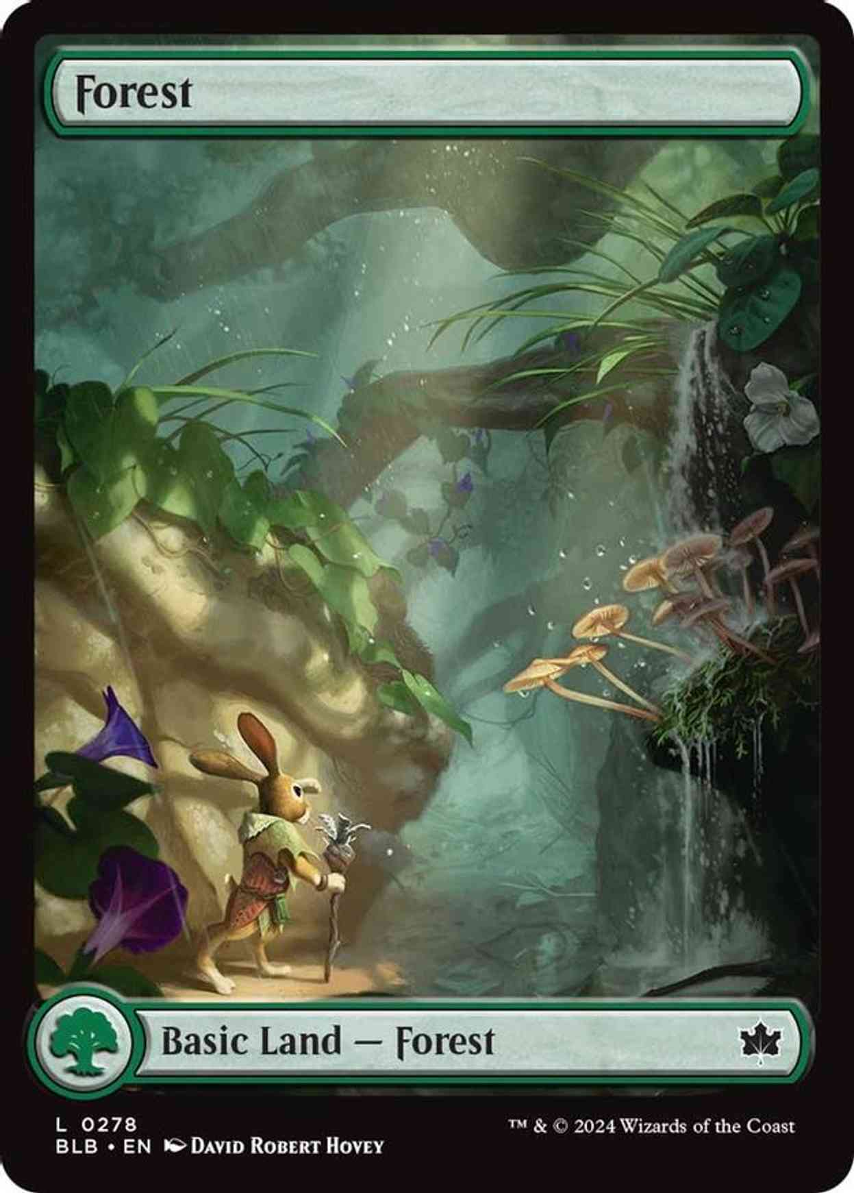 Forest (0278) magic card front