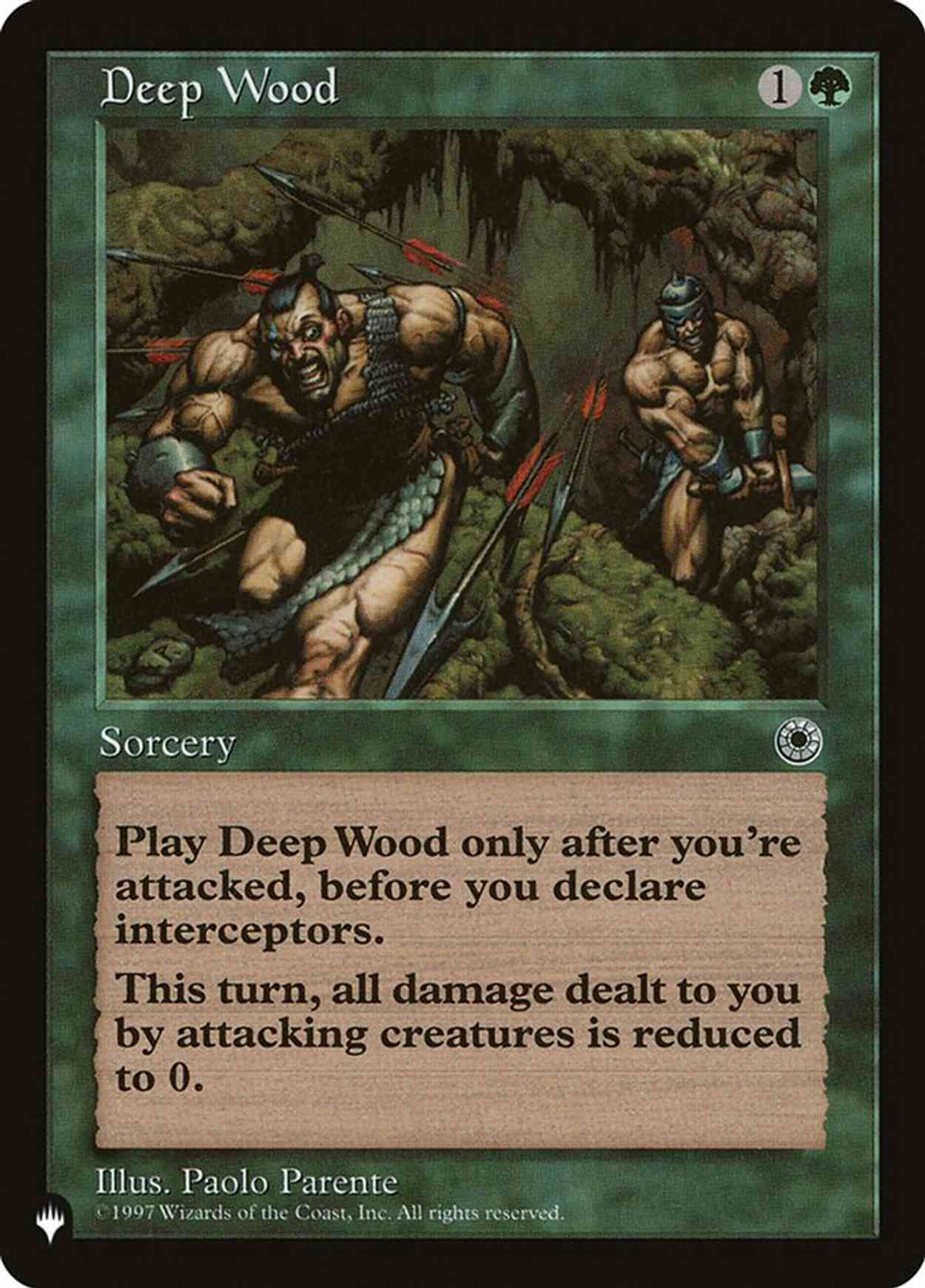 Deep Wood magic card front