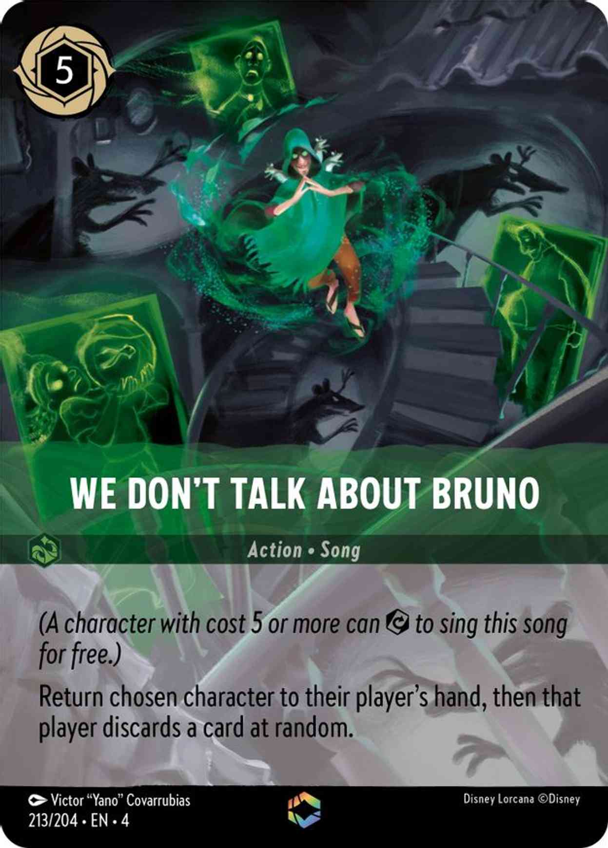 We Don't Talk About Bruno (Enchanted) magic card front