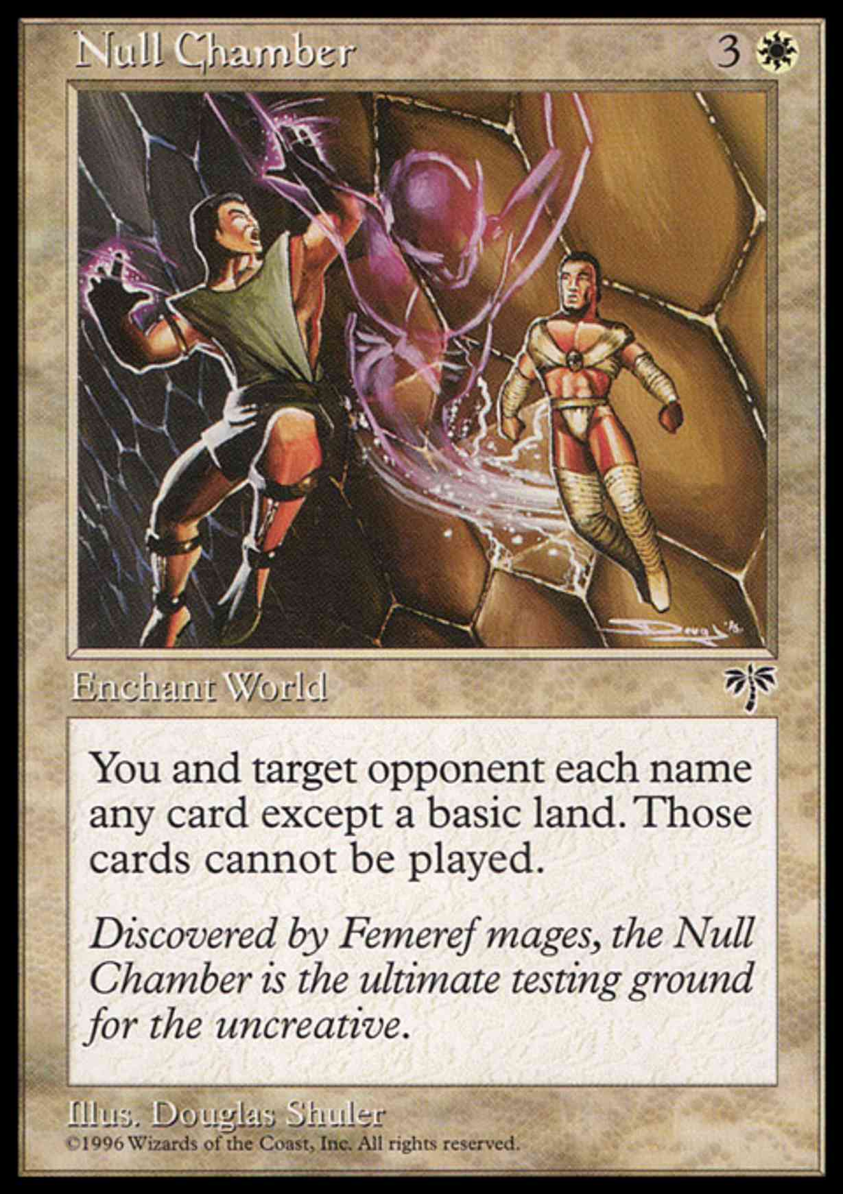 Null Chamber magic card front