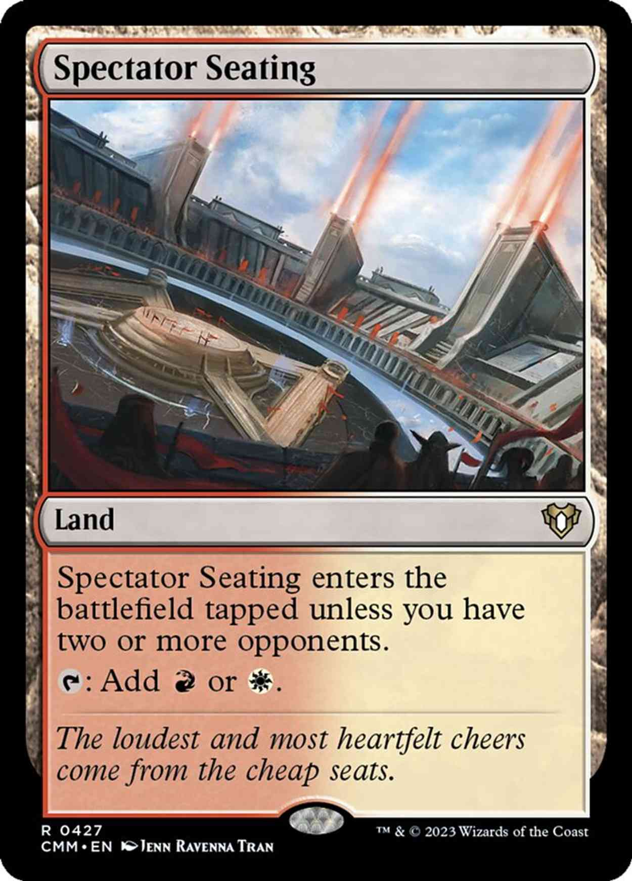 Spectator Seating magic card front